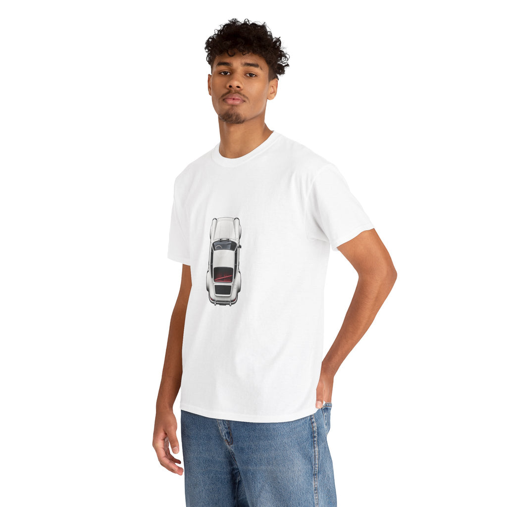 Classic Coupe Top-Down Tee — Vintage Sports Car Graphic Shirt