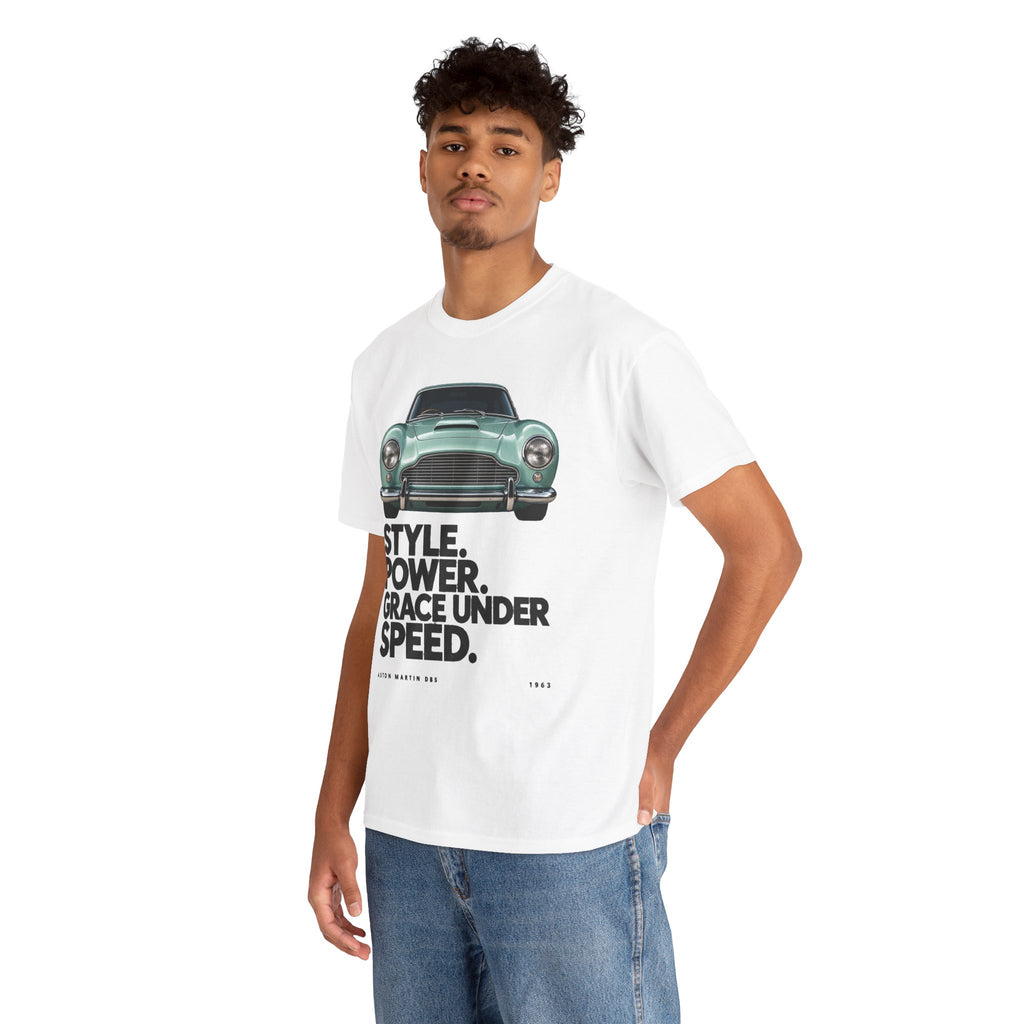 Vintage Sports Car Tee — "Style. Power. Grace Under Speed." Graphic T‑Shirt