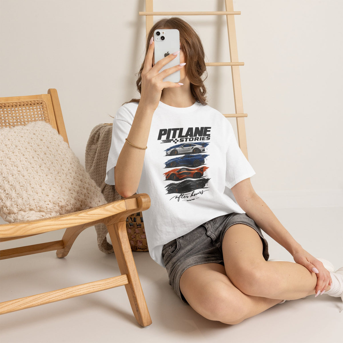 Pitlane Stories Car Tee — Sports Car Graphic T-Shirt