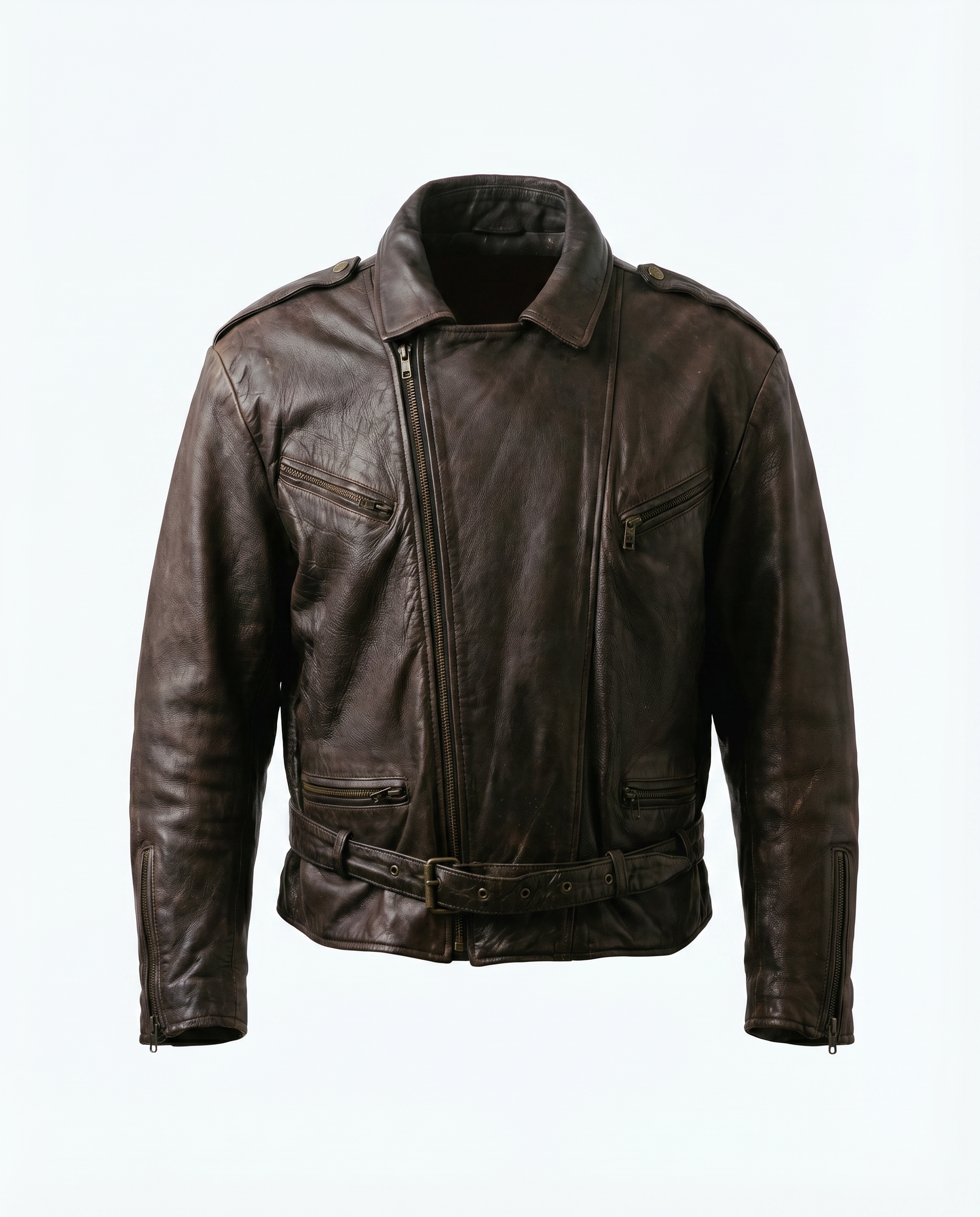 Giacca in Pelle – Modello Aviatore Americano Vintage (M)