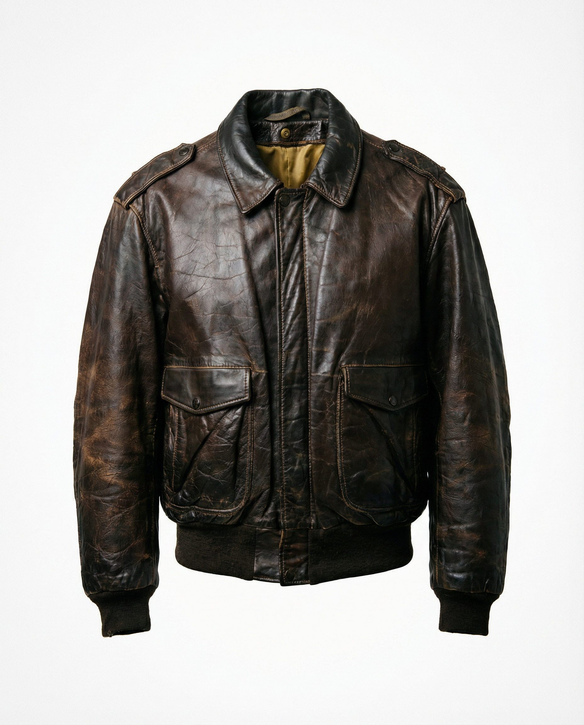 Giacca in Pelle Schott NYC - Type A-2 Flight Jacket Vintage Made in USA (L)