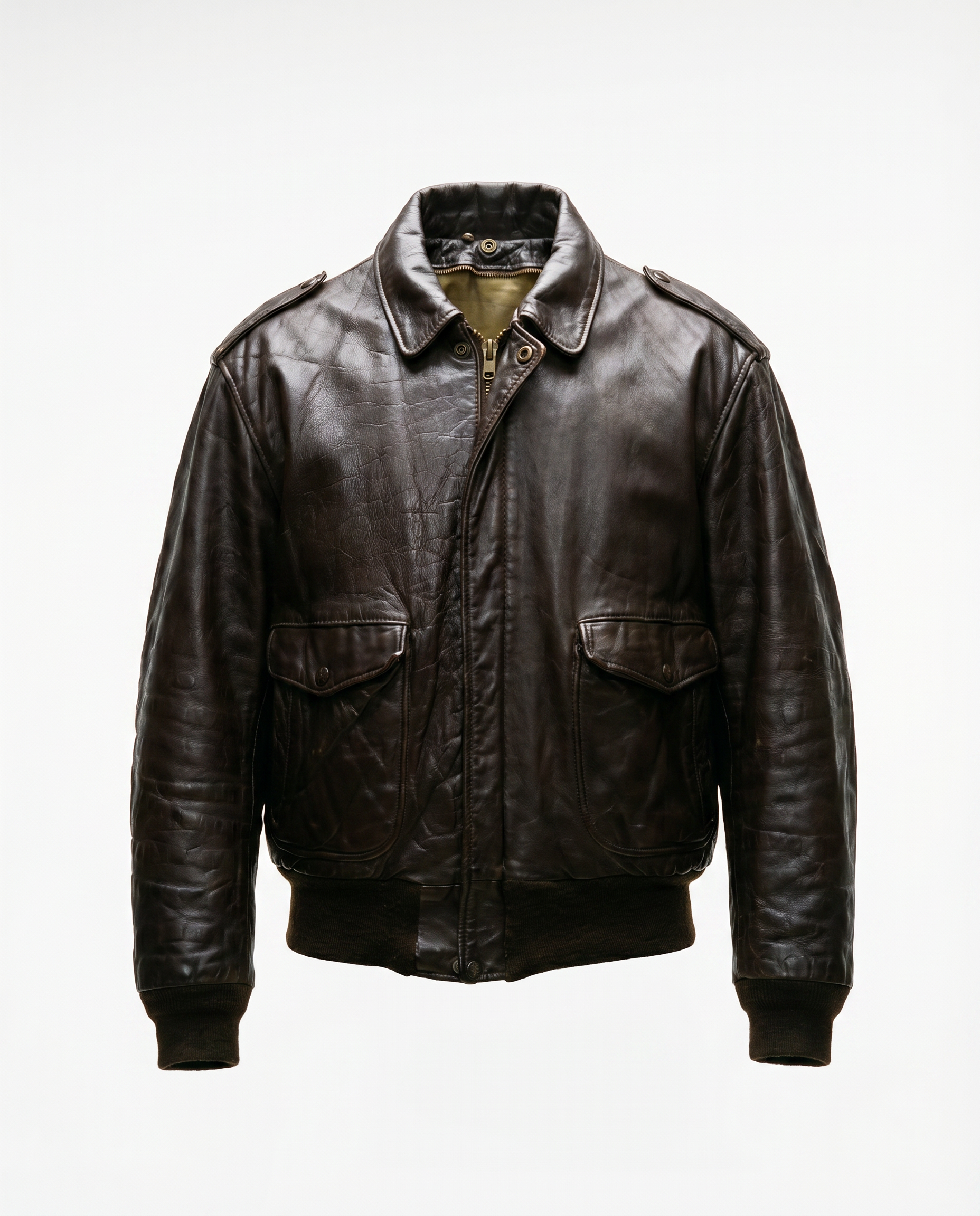 Giacca in Pelle Schott NYC - Type A-2 Flight Jacket Vintage Made in USA (M)