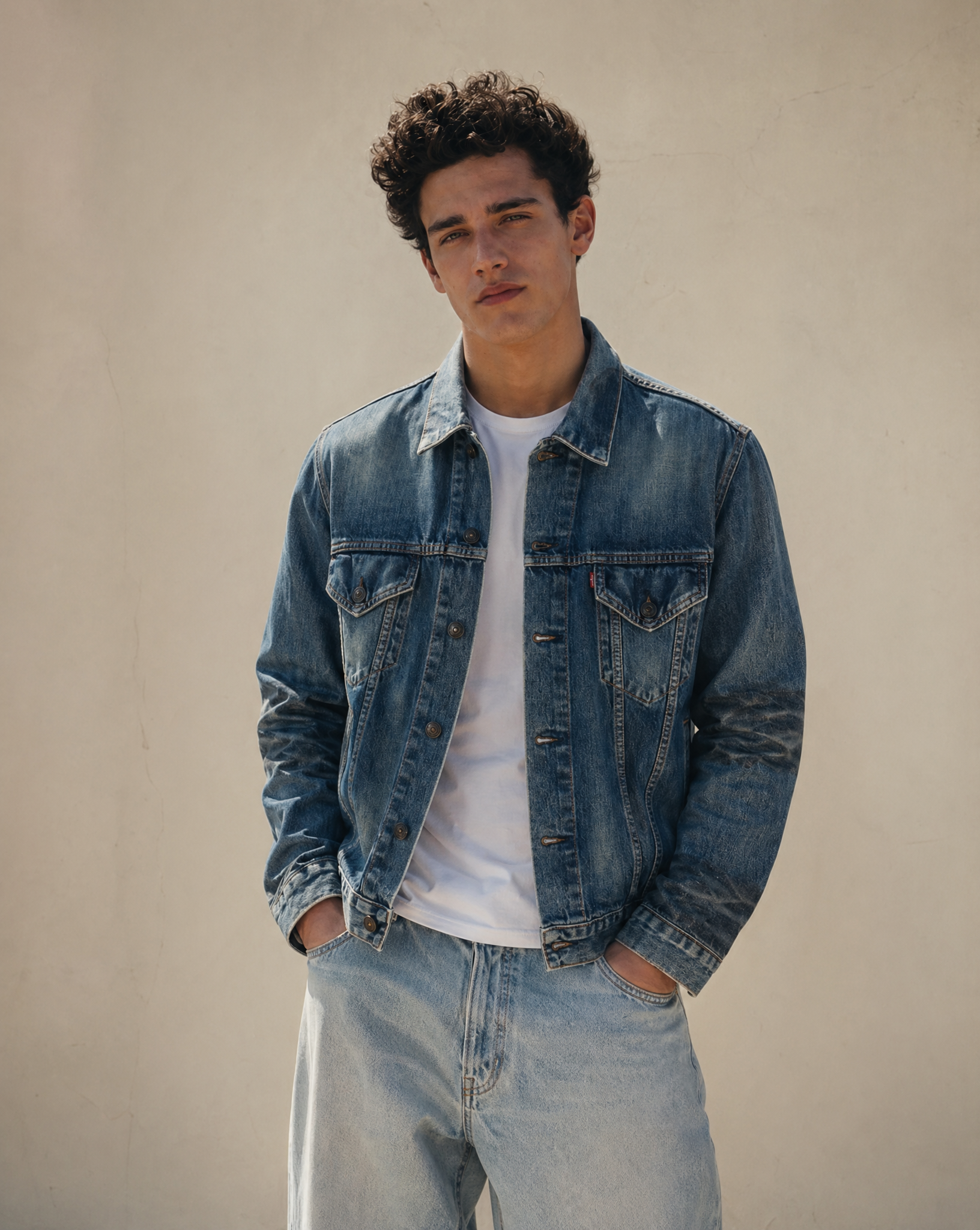 Levi’s 70500 Trucker Euro Slim Fit Indigo Fading (L)