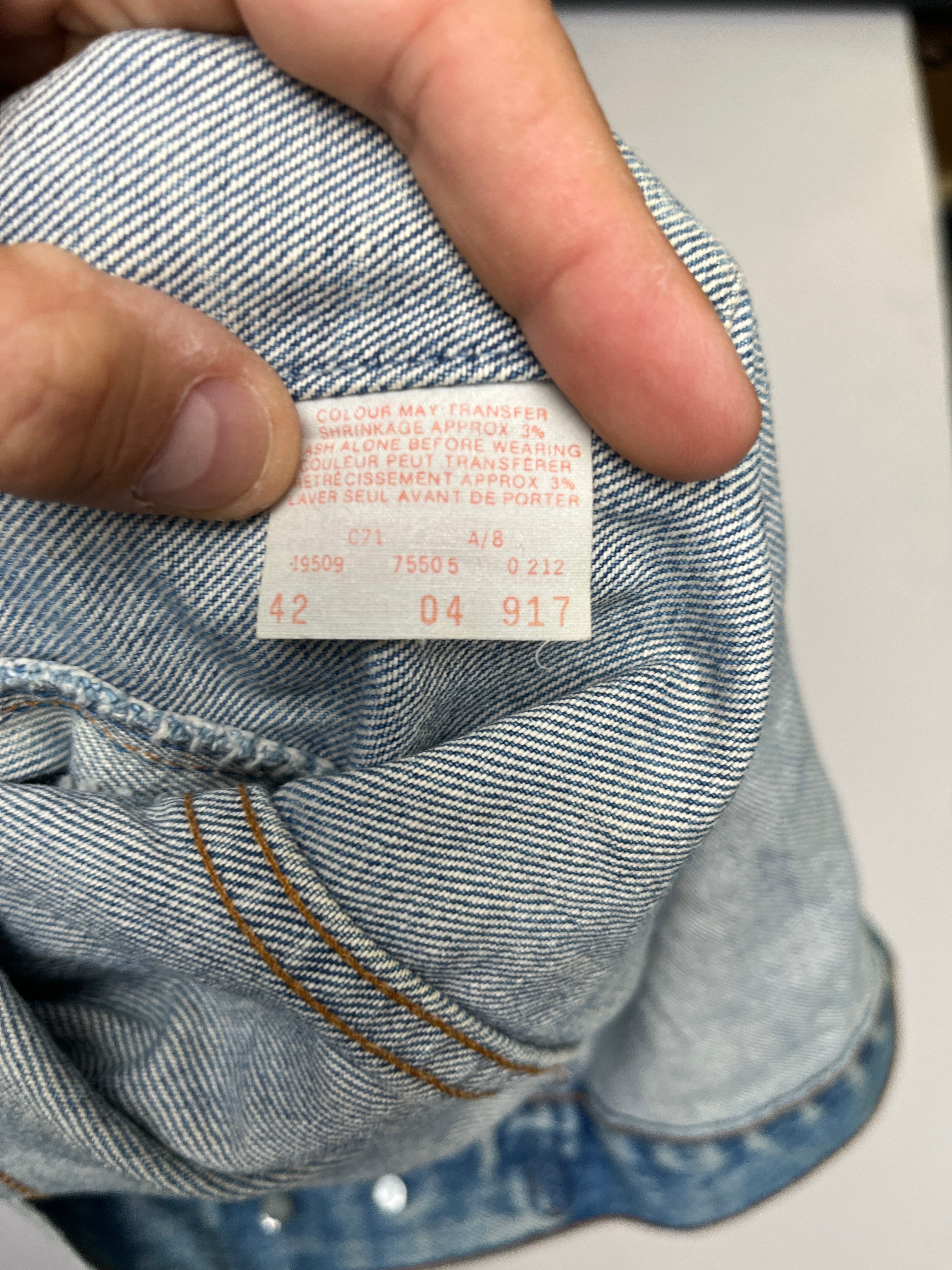 Levi’s 75505 Trucker Canadian Classic Denim (M)