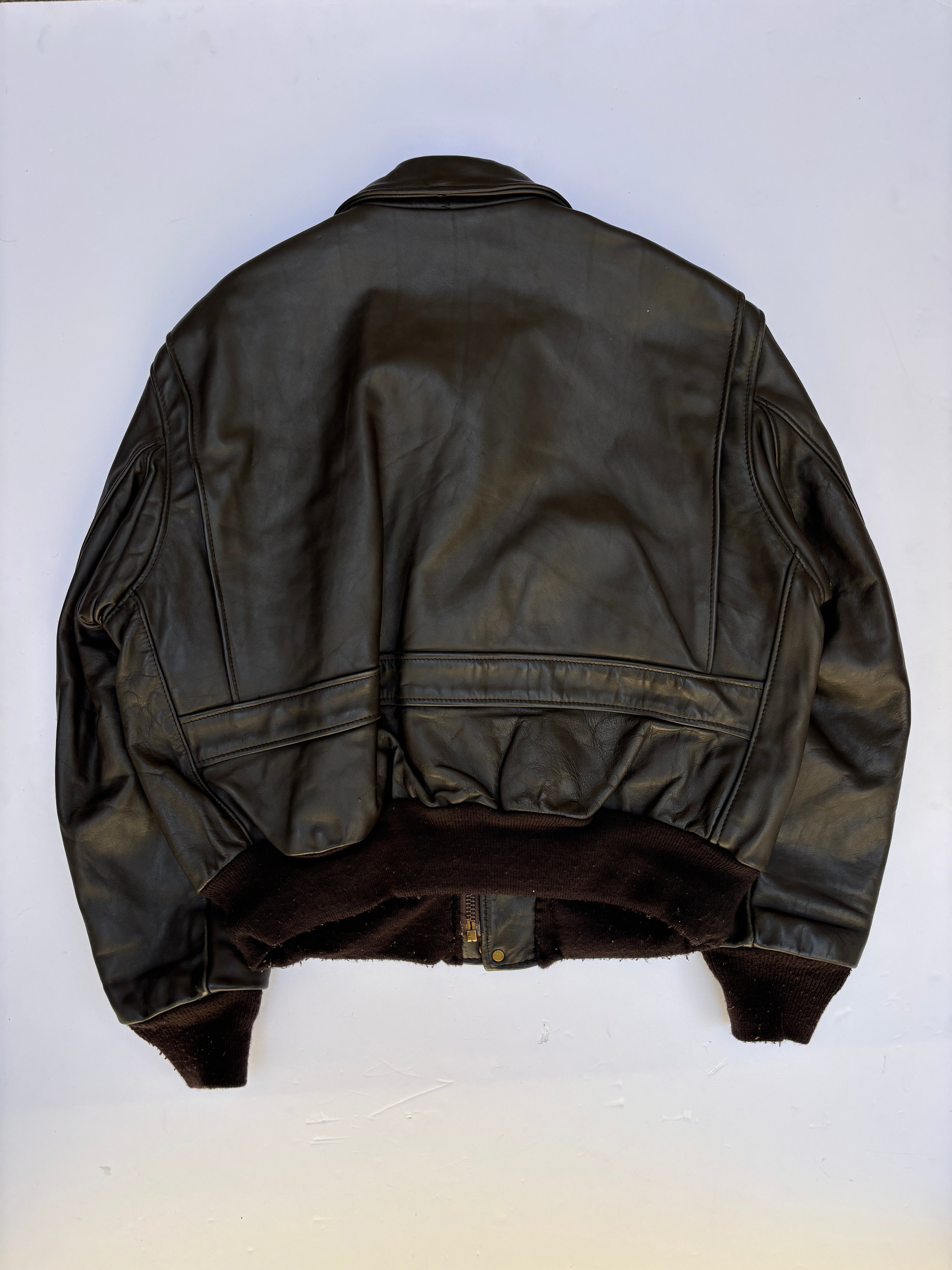 Giacca in Pelle Schott NYC - Type A-2 Flight Jacket Vintage Made in USA (XL)