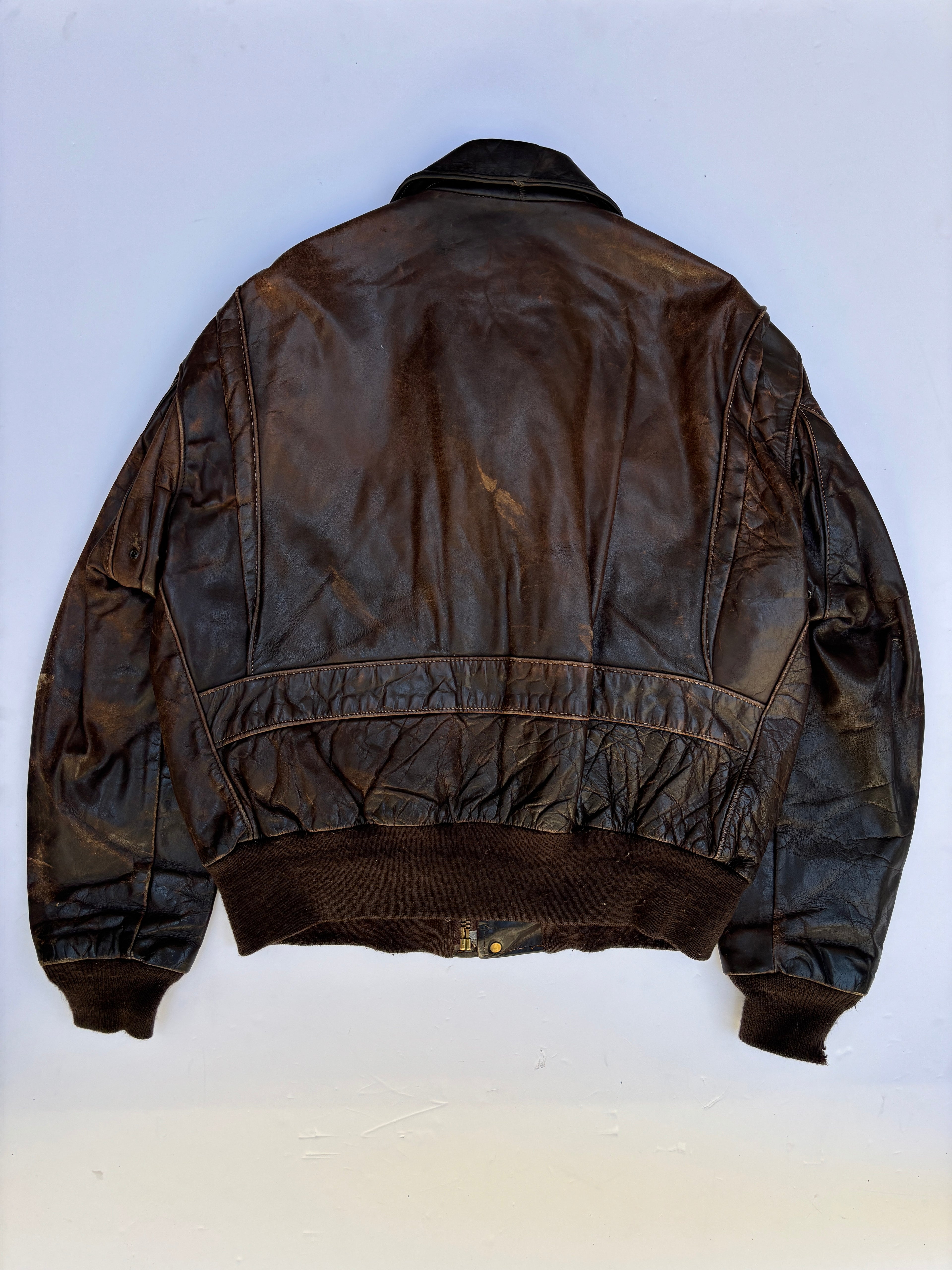 Giacca in Pelle Schott NYC - Type A-2 Flight Jacket Vintage Made in USA (L)