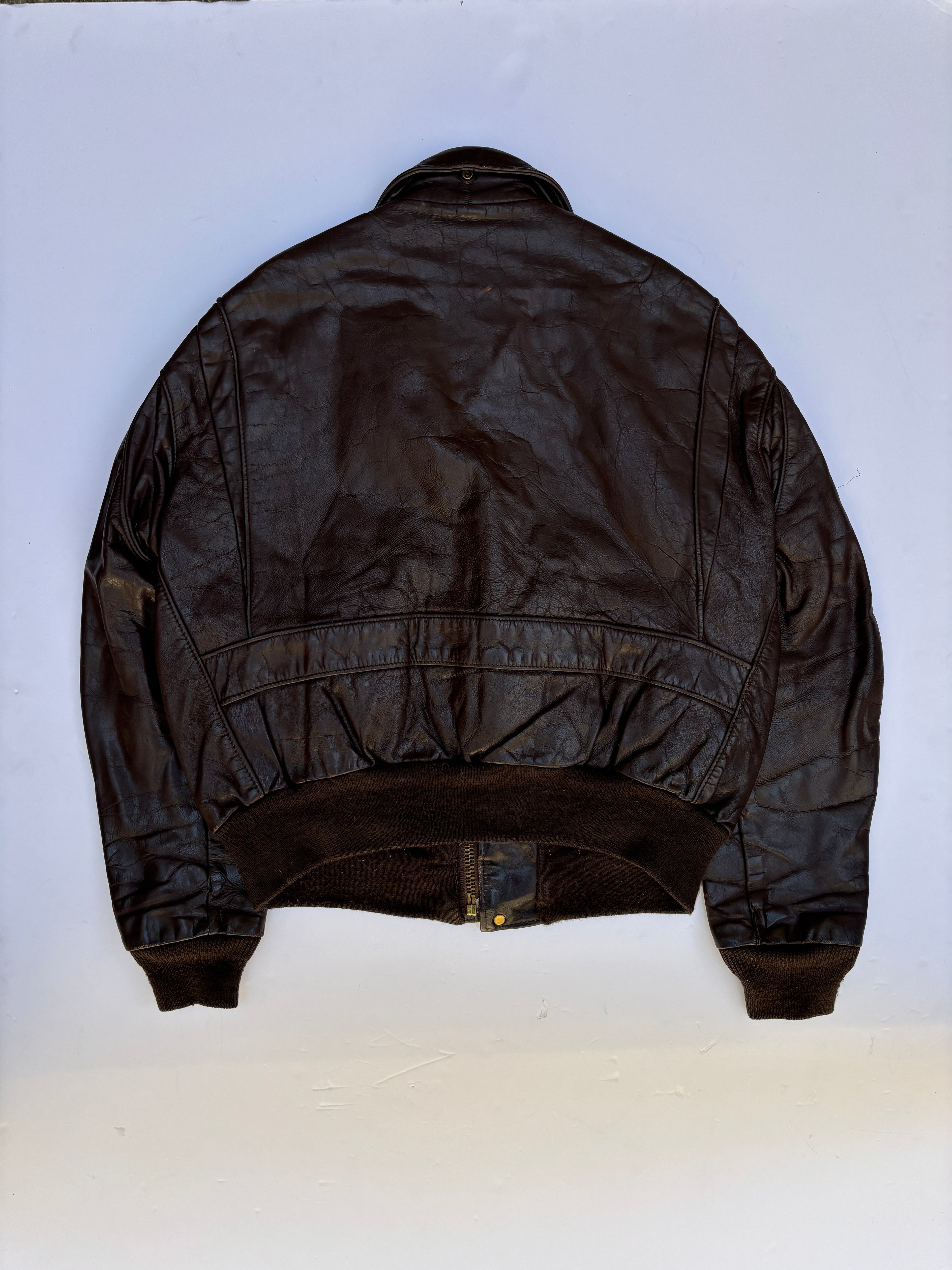 Giacca in Pelle Schott NYC - Type A-2 Flight Jacket Vintage Made in USA (M)