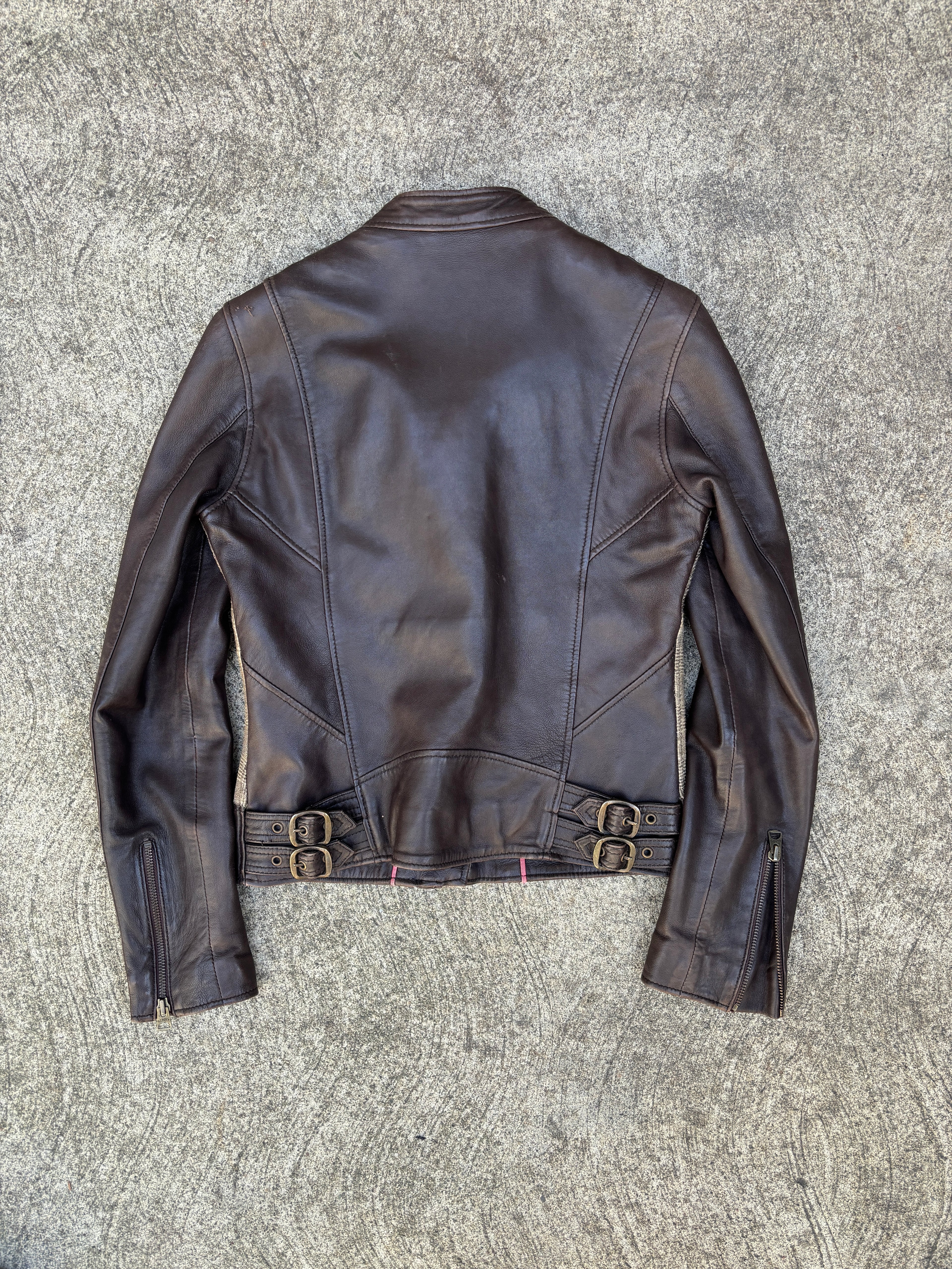Giacca in Pelle Schott NYC - Perfecto con inserti in Cavallino Vintage Made in USA Vintage (S)