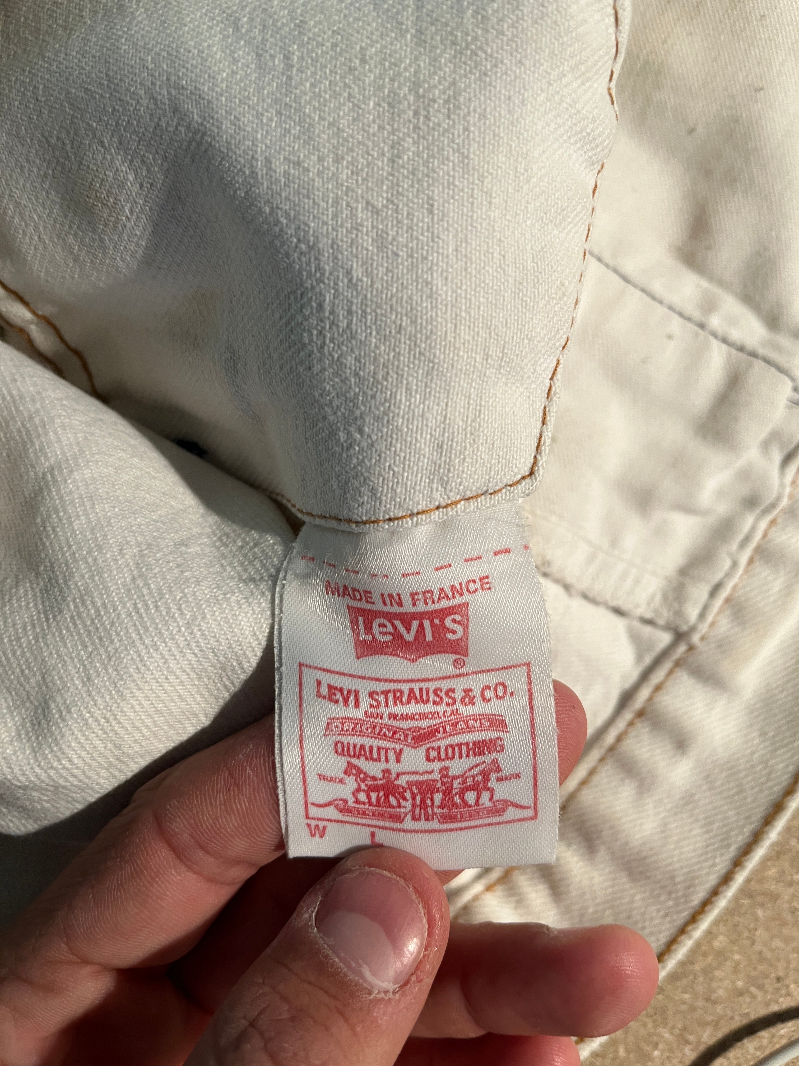 Giacca Levi’s 70503 Made in France Bleached Vintage (M)
