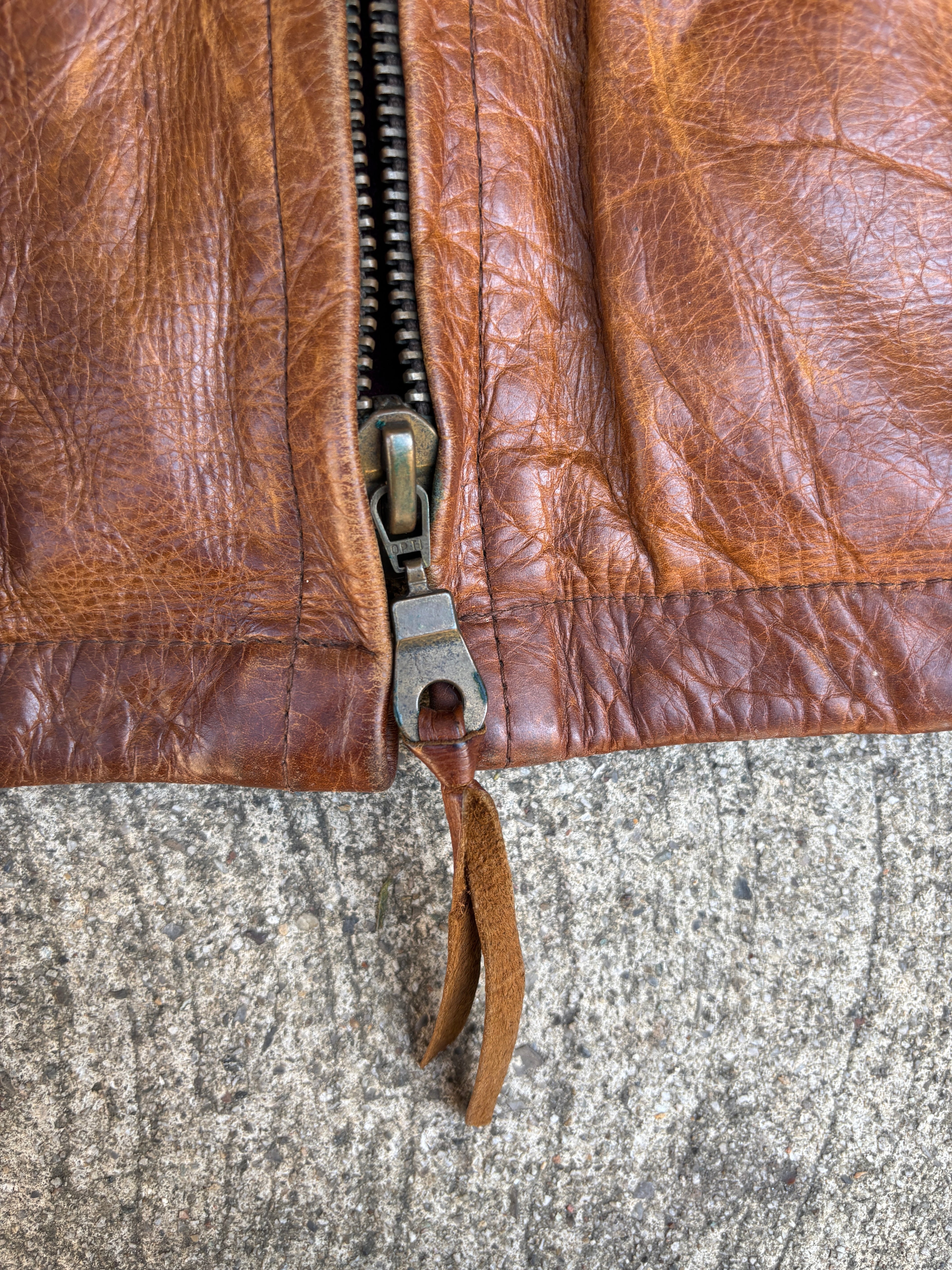 Giacca in Pelle – Modello Biker Americana Made in Italy Qualità Premium (L)