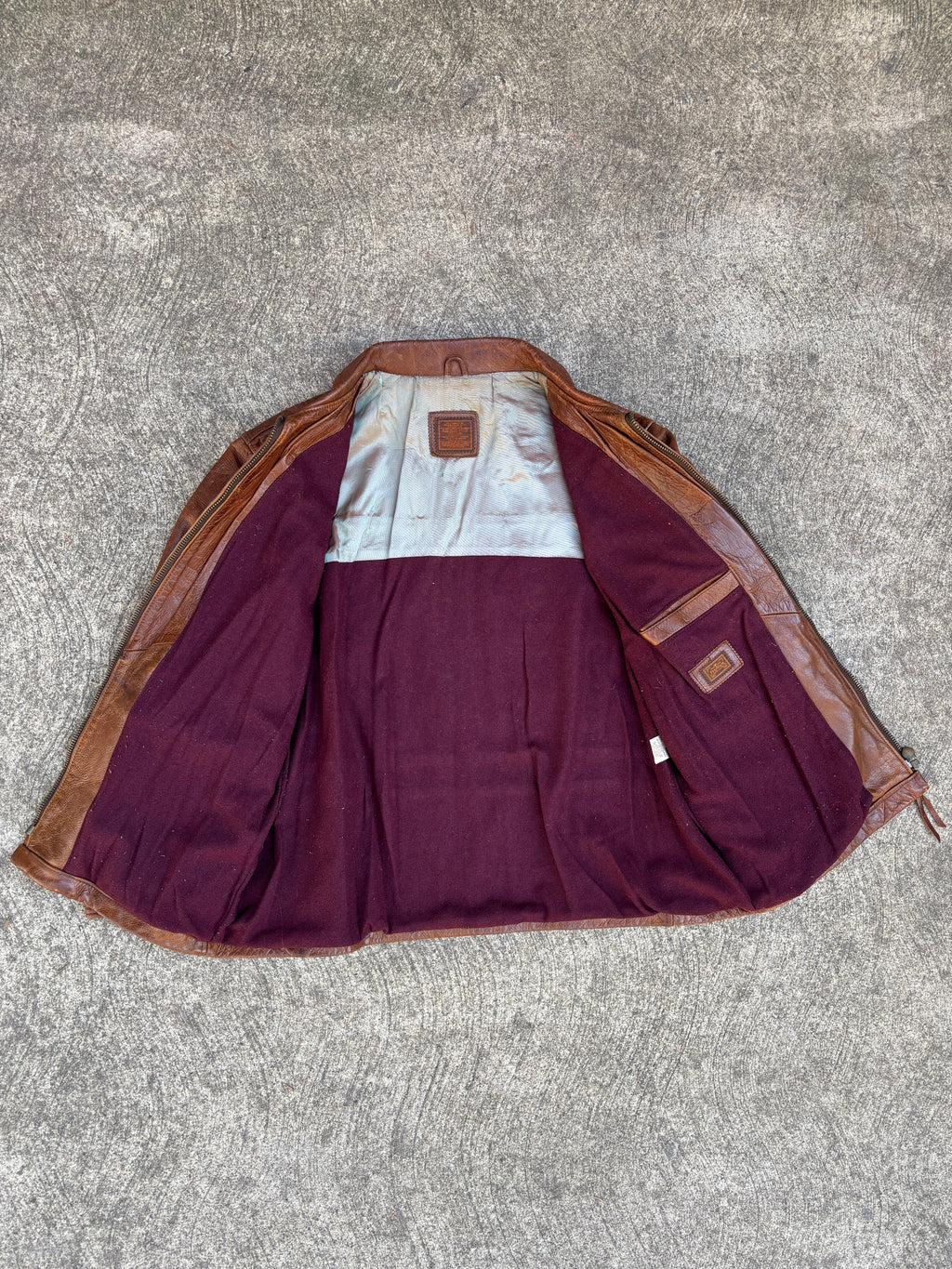 Giacca in Pelle – Modello Biker Americana Made in Italy Qualità Premium (L)