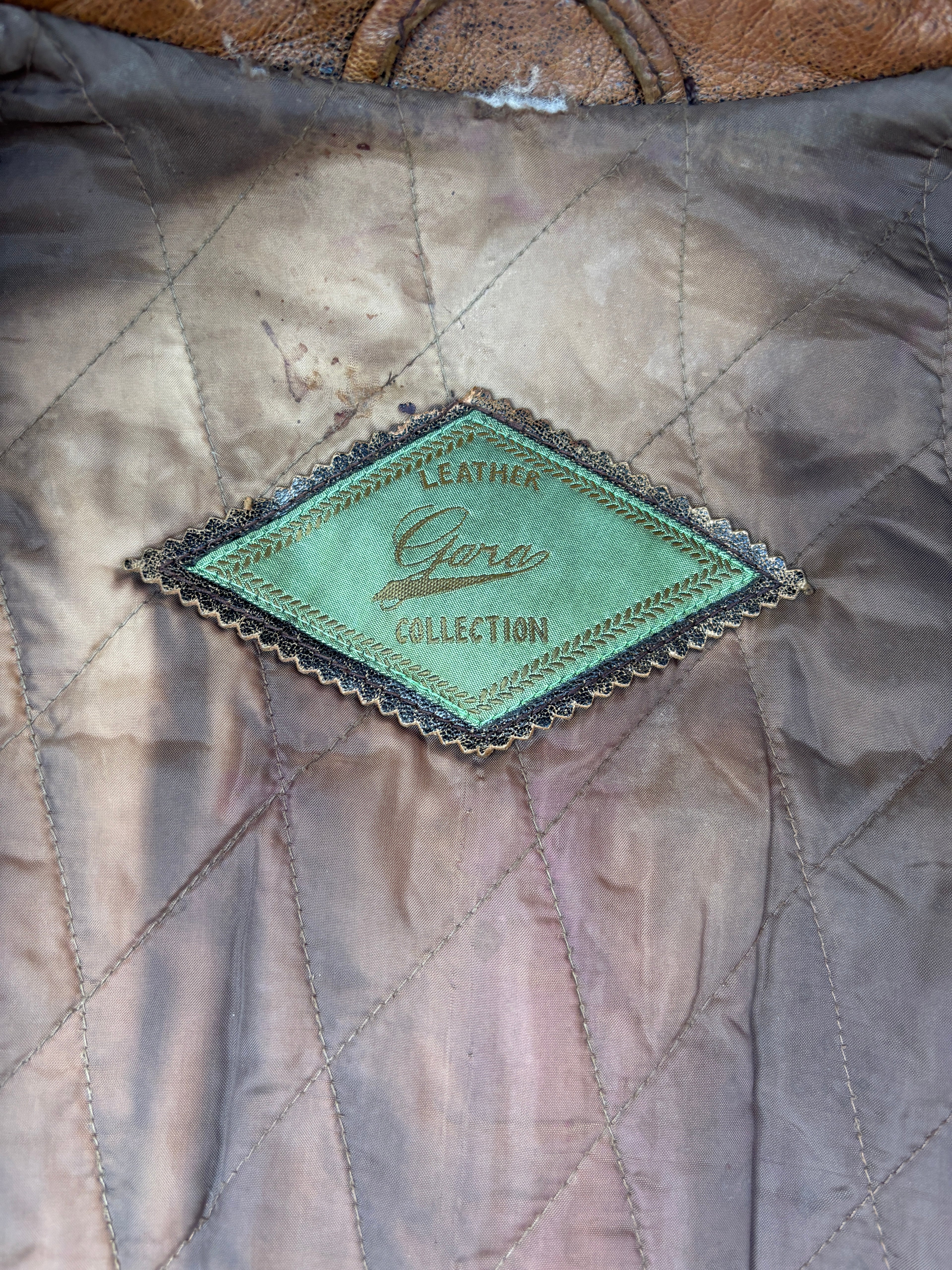 Giacca in Pelle – Modello Aviatore Americano Vintage (XL)
