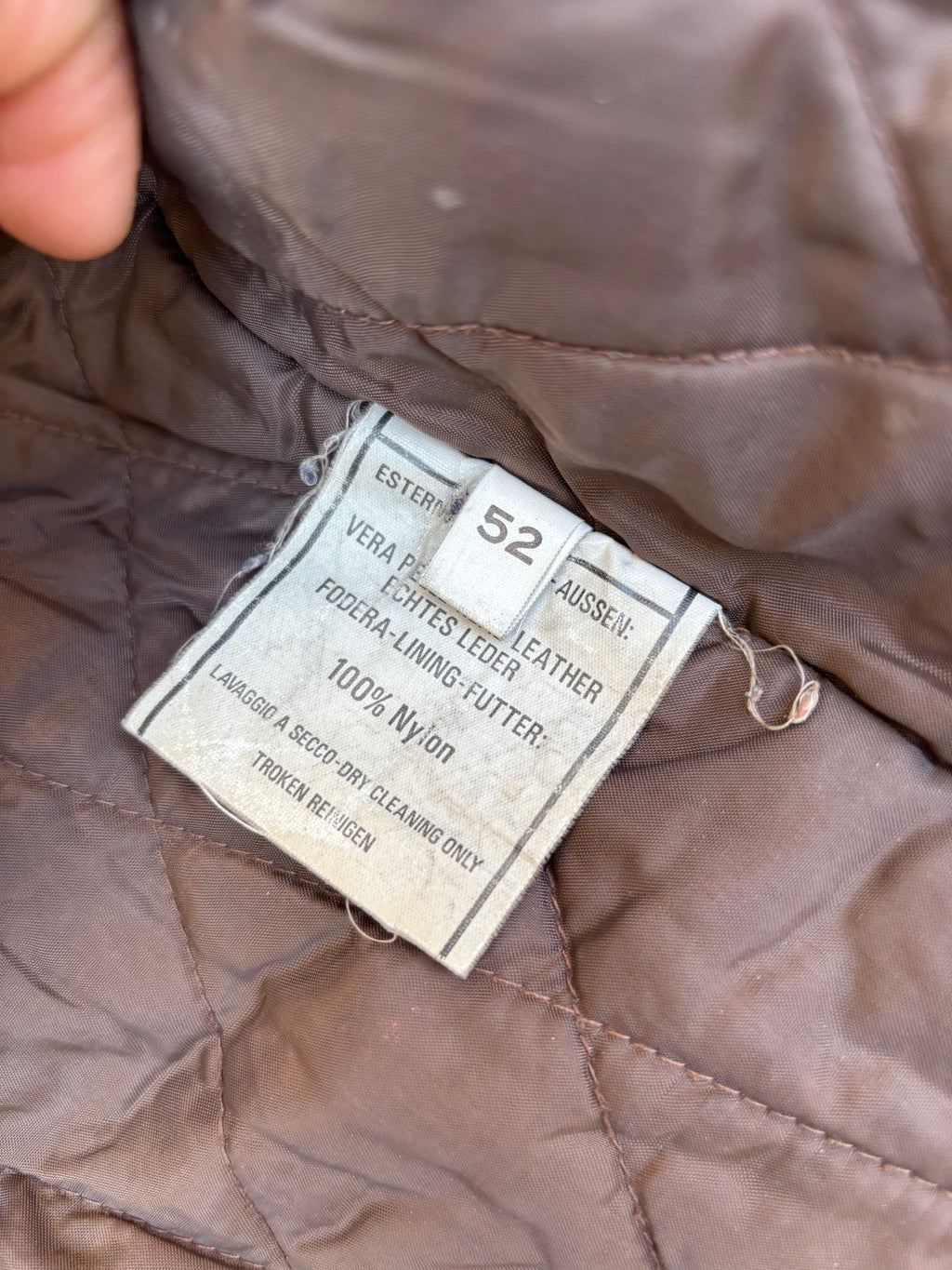 Giacca in Pelle – Modello Aviatore Americano Vintage (XL)