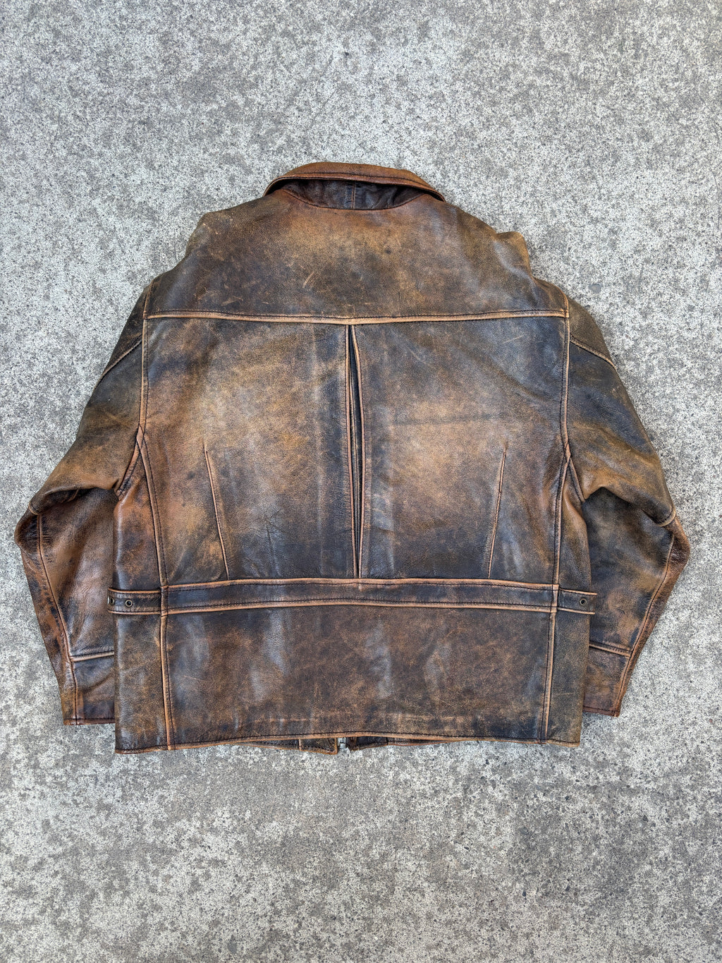Giacca in Pelle – Modello Aviatore Americano Vintage (XL)