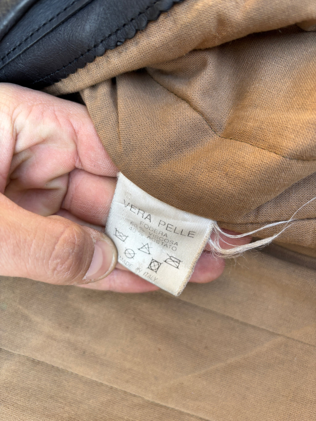 Giacca in Pelle – Modello Biker Americano Vintage (L)