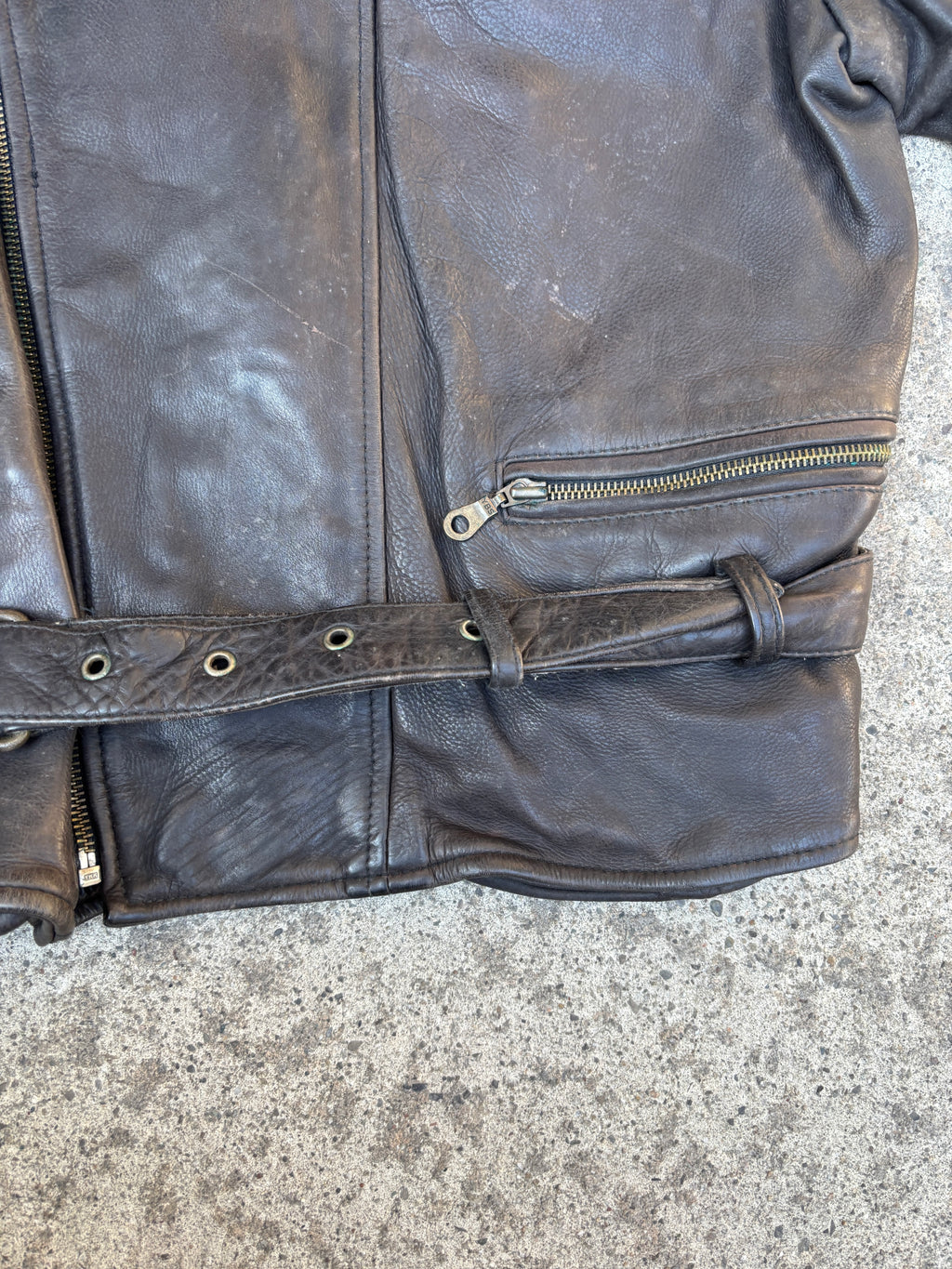Giacca in Pelle – Modello Aviatore Americano Vintage (M)