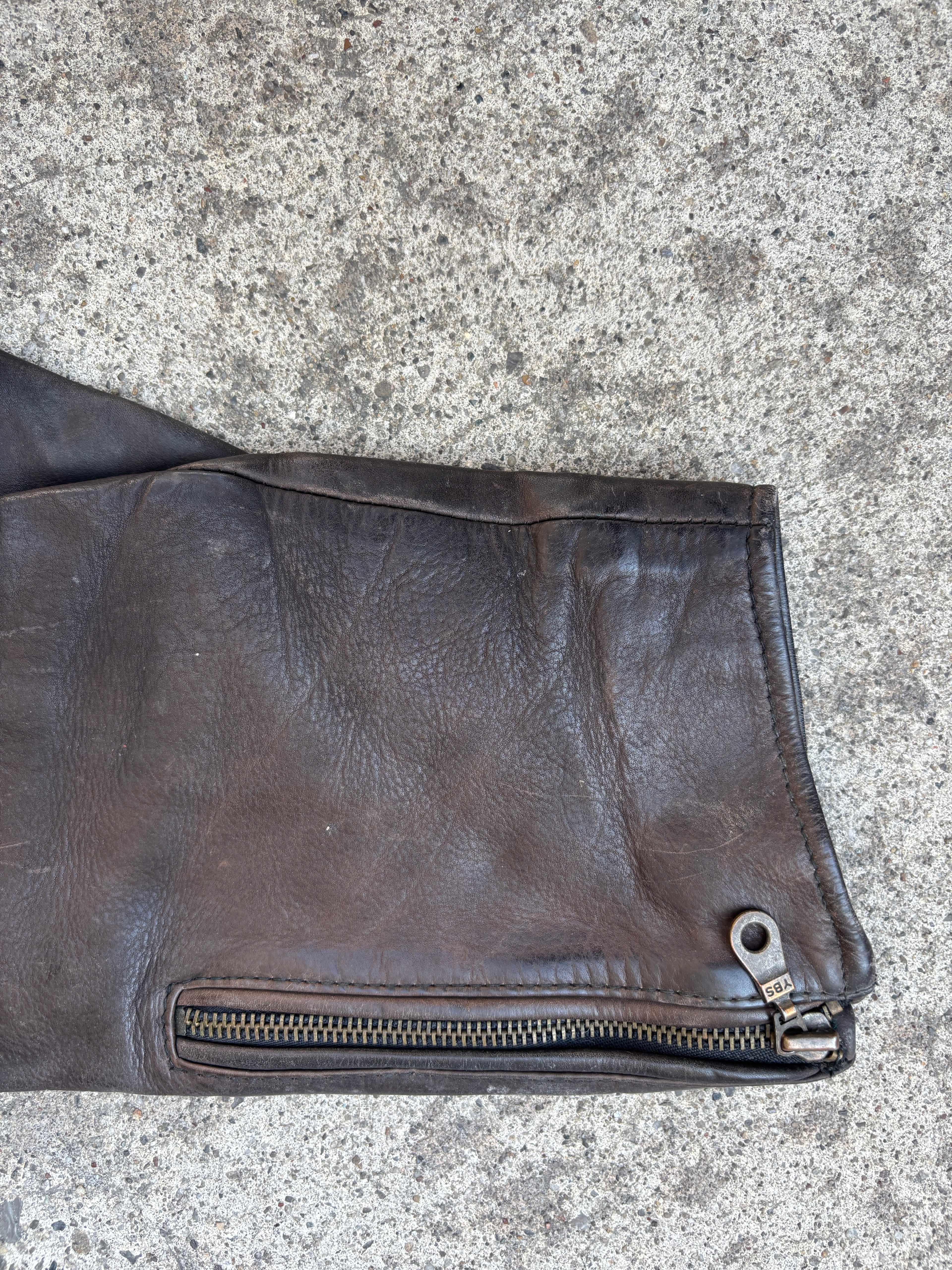 Giacca in Pelle – Modello Aviatore Americano Vintage (M)