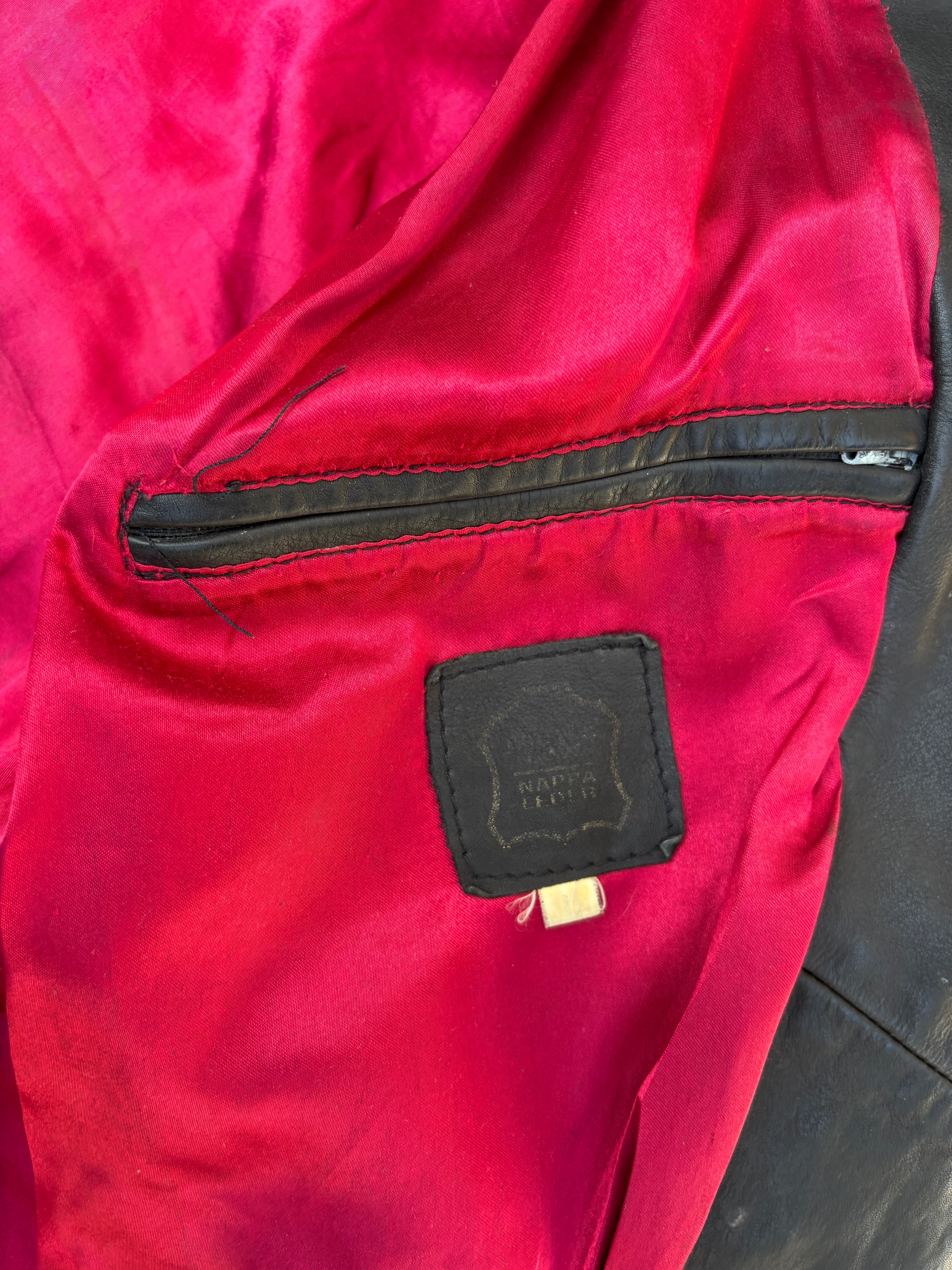 Giacca in Pelle – Modello Aviatore Americano Vintage (M)