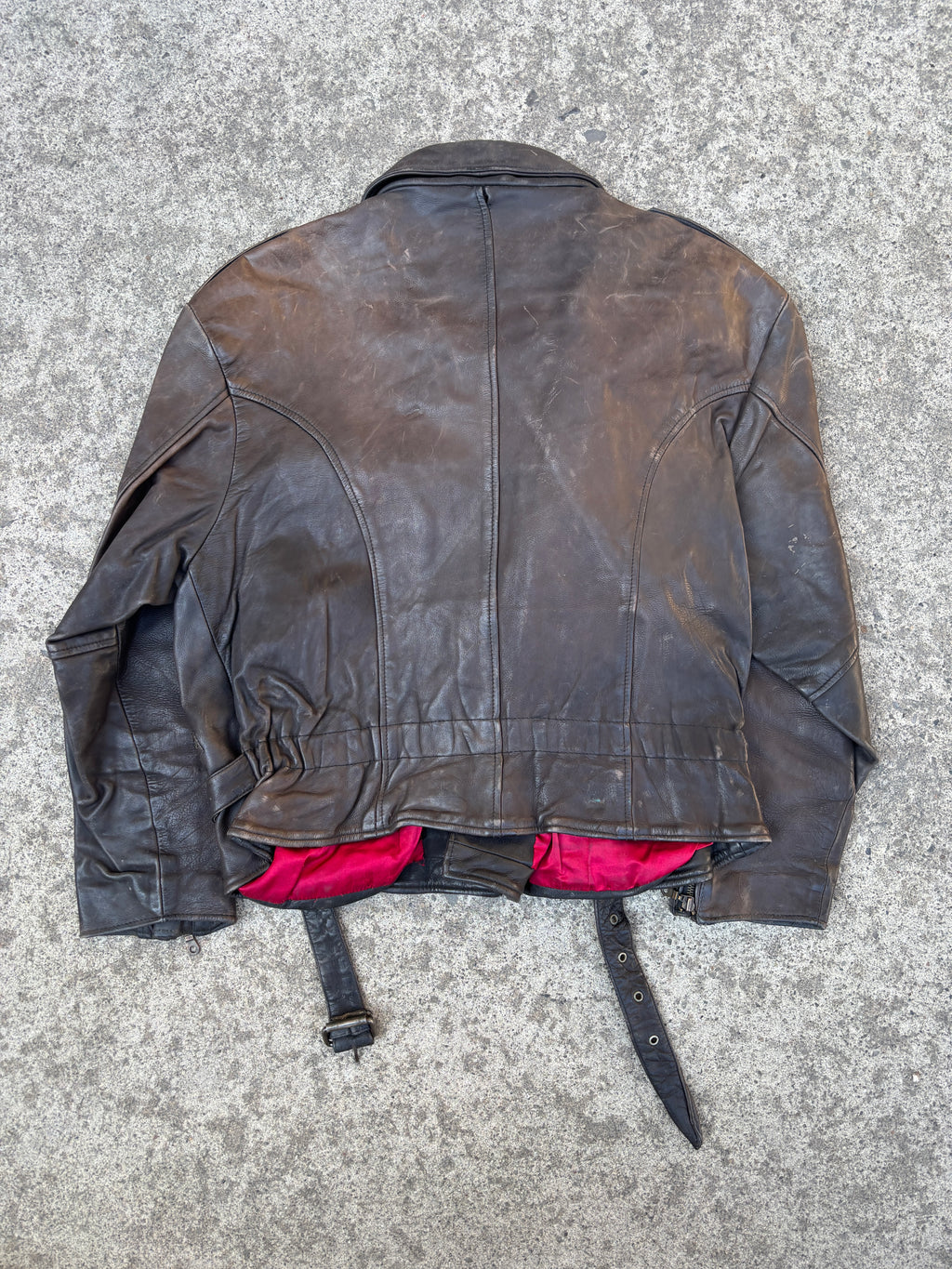 Giacca in Pelle – Modello Aviatore Americano Vintage (M)