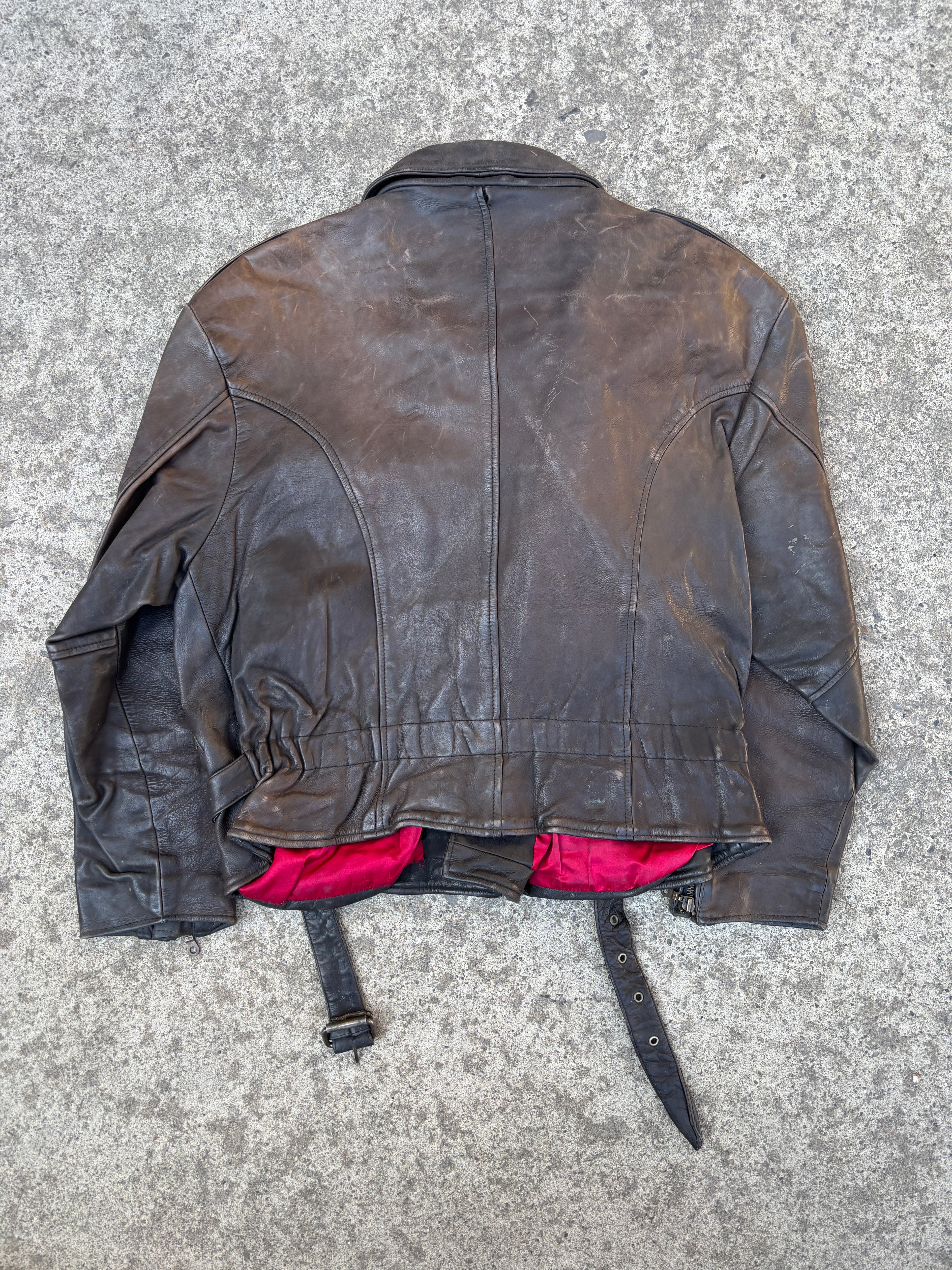 Giacca in Pelle – Modello Aviatore Americano Vintage (M)