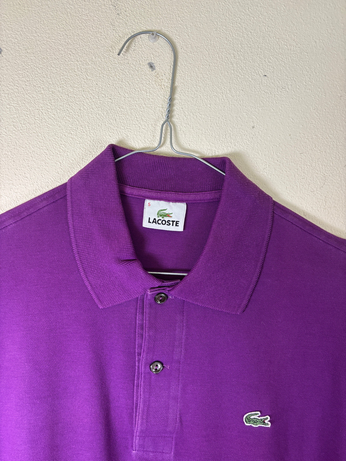 Polo Lacoste Viola L - Detail 2