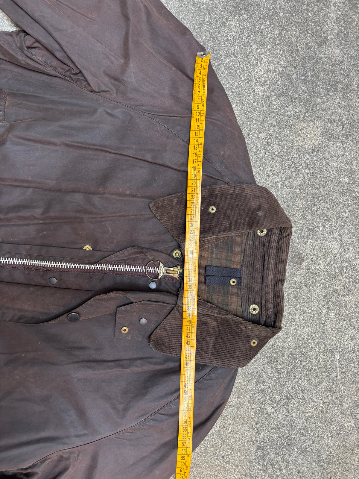 Vintage 1990s Barbour Gamefair A125 Waxed Jacket C46 Made in England 3 Warrant