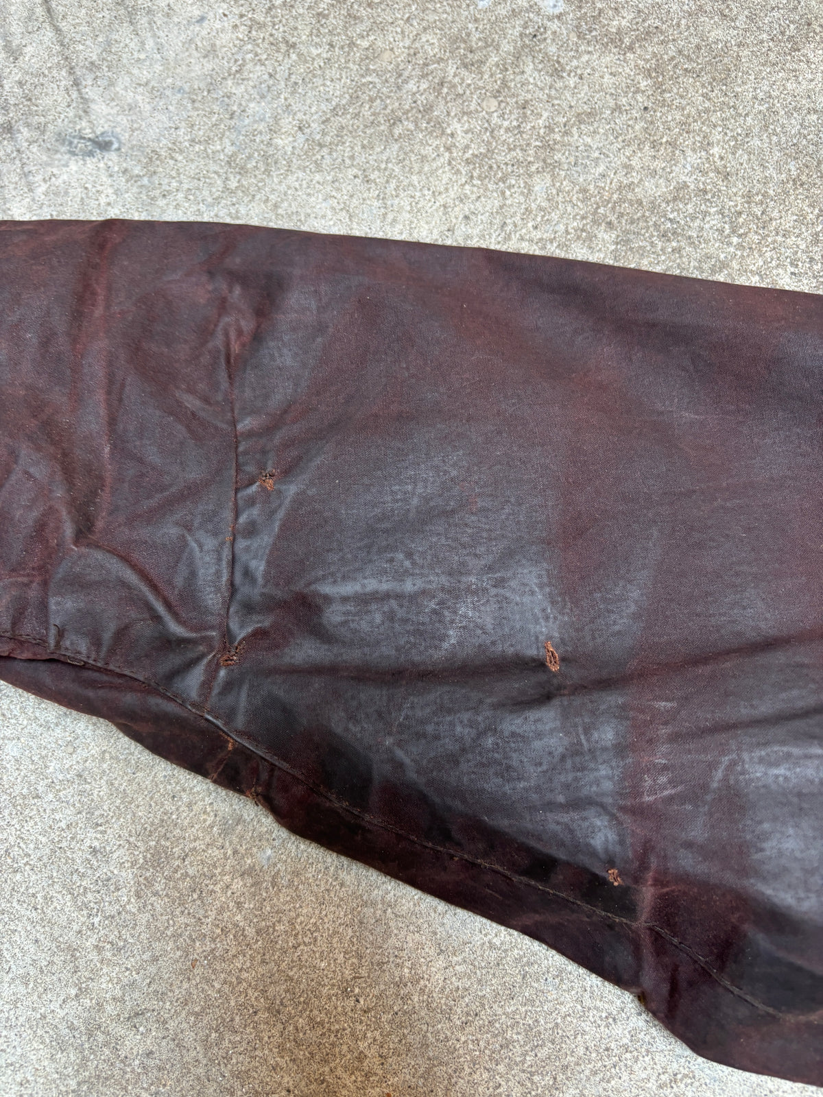 Vintage 2000s Barbour Beaufort C48 Waxed Jacket Rustic Brown Made in England