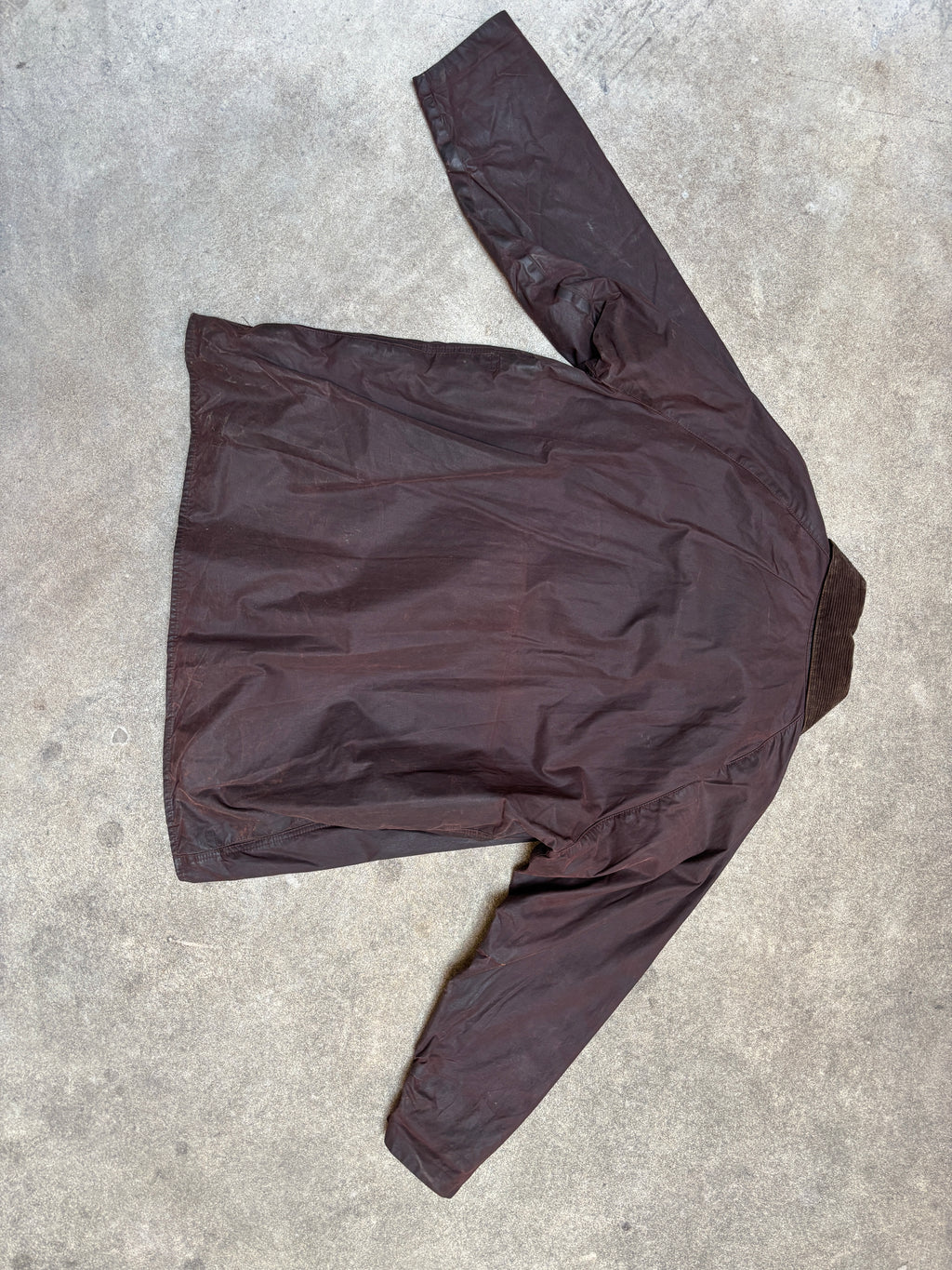 Vintage 2000s Barbour Beaufort C48 Waxed Jacket Rustic Brown Made in England