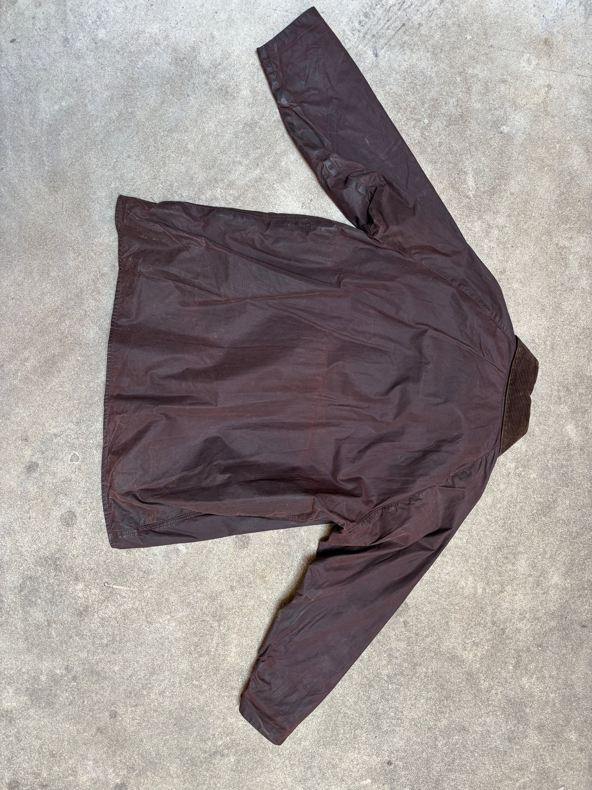 Vintage 2000s Barbour Beaufort C48 Waxed Jacket Rustic Brown Made in England