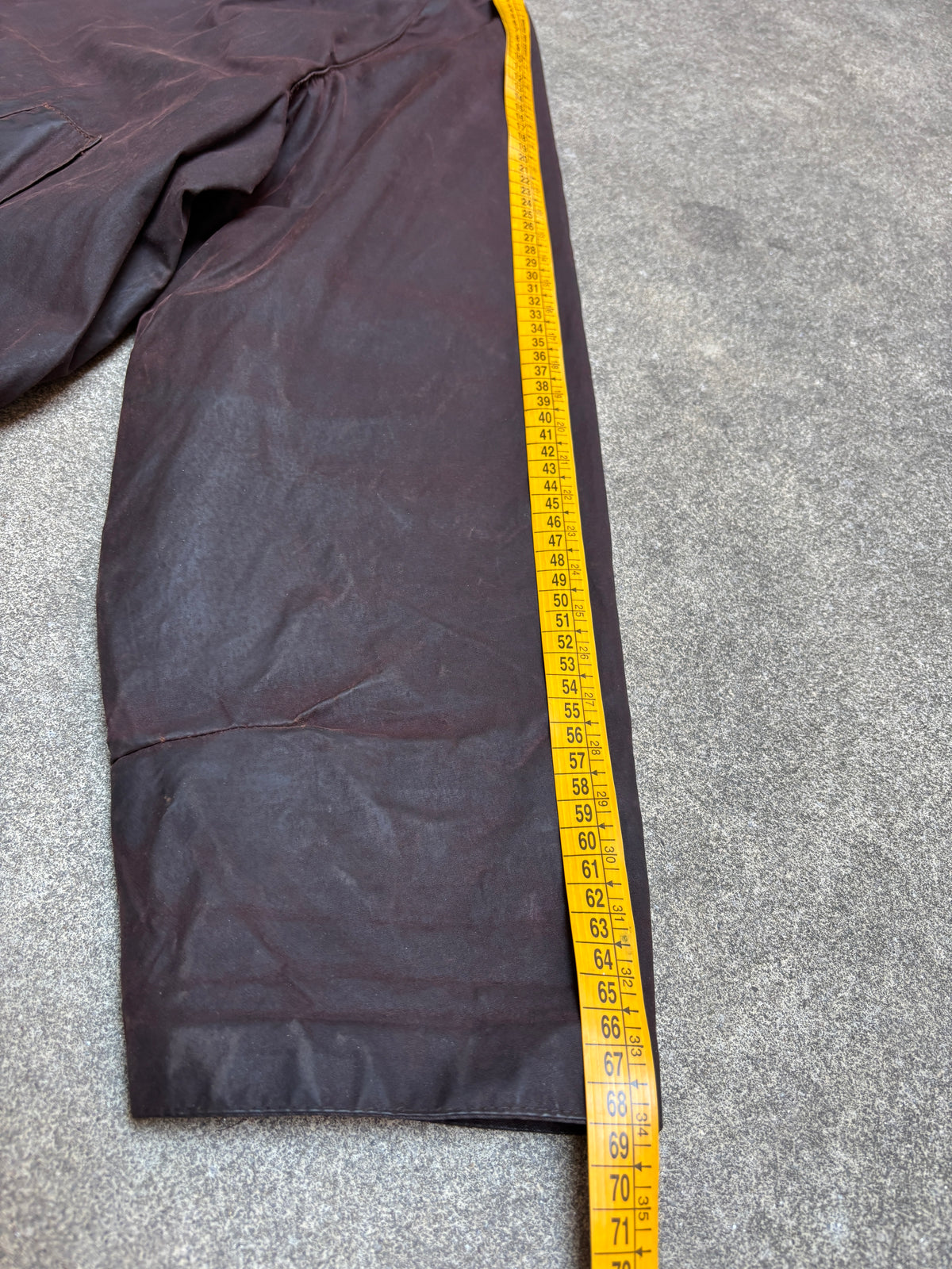 Vintage 2000s Barbour Beaufort C48 Waxed Jacket Rustic Brown Made in England