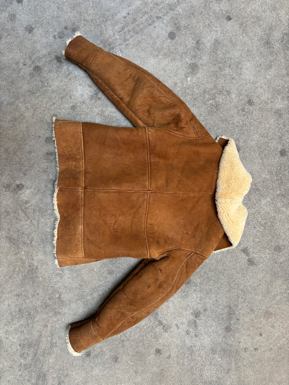 Lauren Ralph Lauren B-3 Shearling Leather Flight Jacket USAAF Aviation 2000s Woman