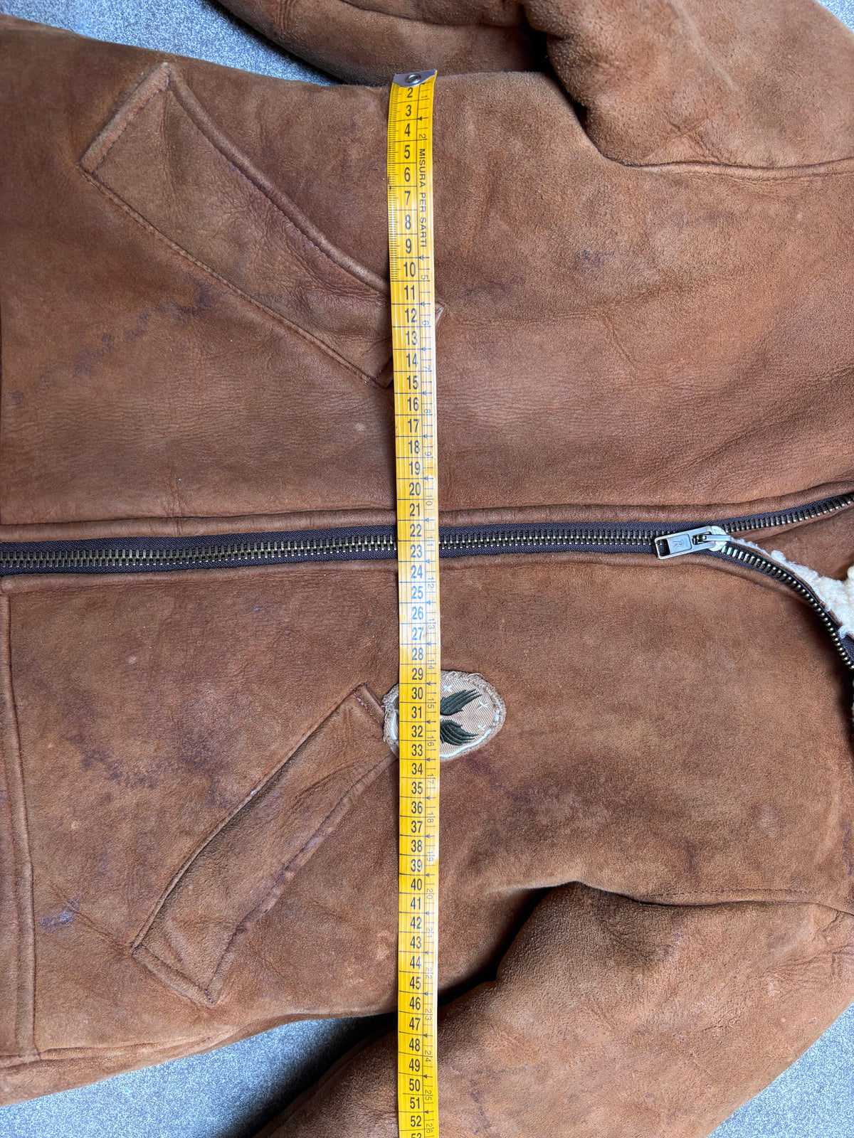 Lauren Ralph Lauren B-3 Shearling Leather Flight Jacket USAAF Aviation 2000s Woman