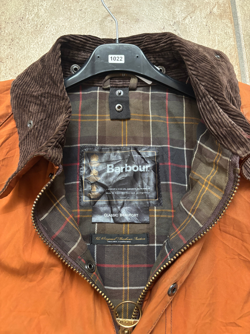 Barbour 00' Burnt Orange Waxed