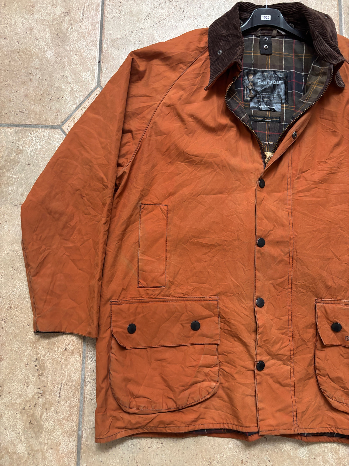 Barbour 00' Burnt Orange Waxed