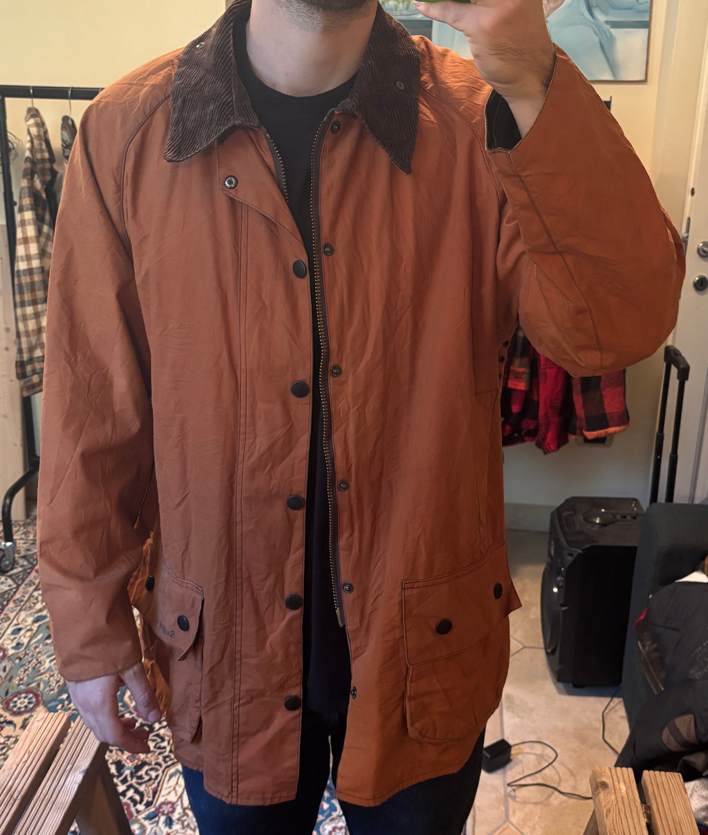 Barbour 00' Burnt Orange Waxed