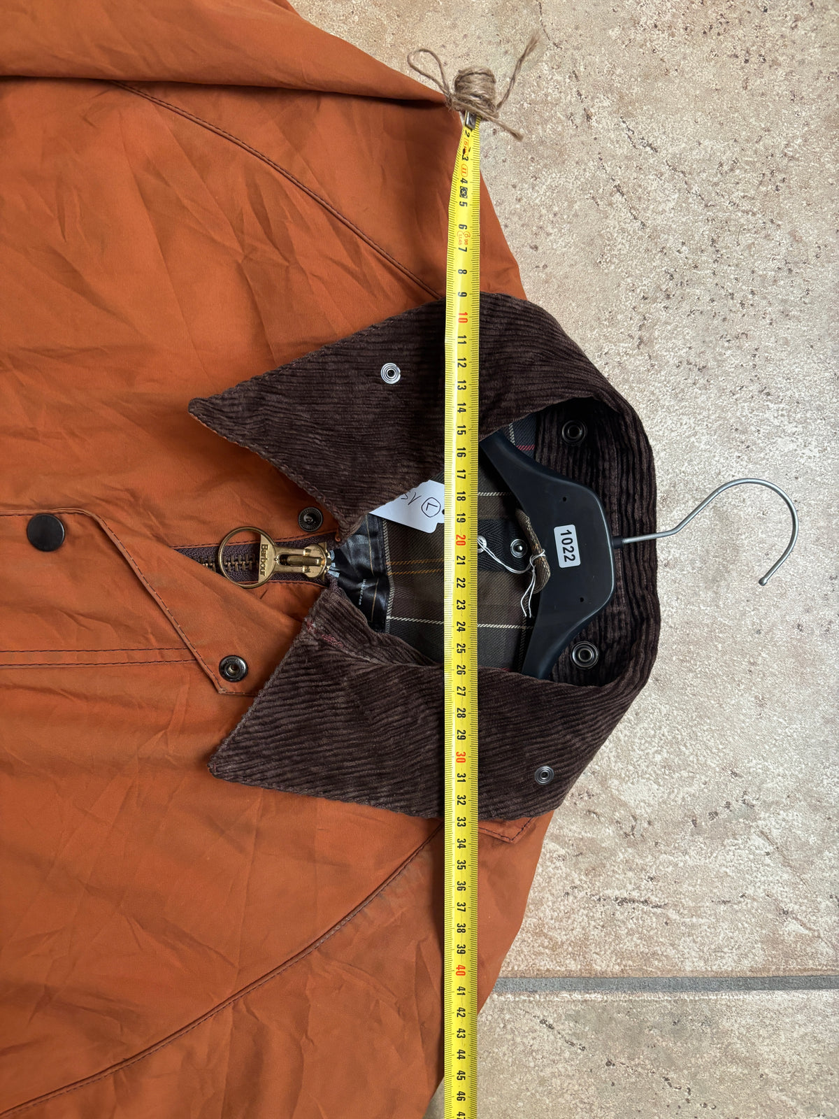 Barbour 00' Burnt Orange Waxed