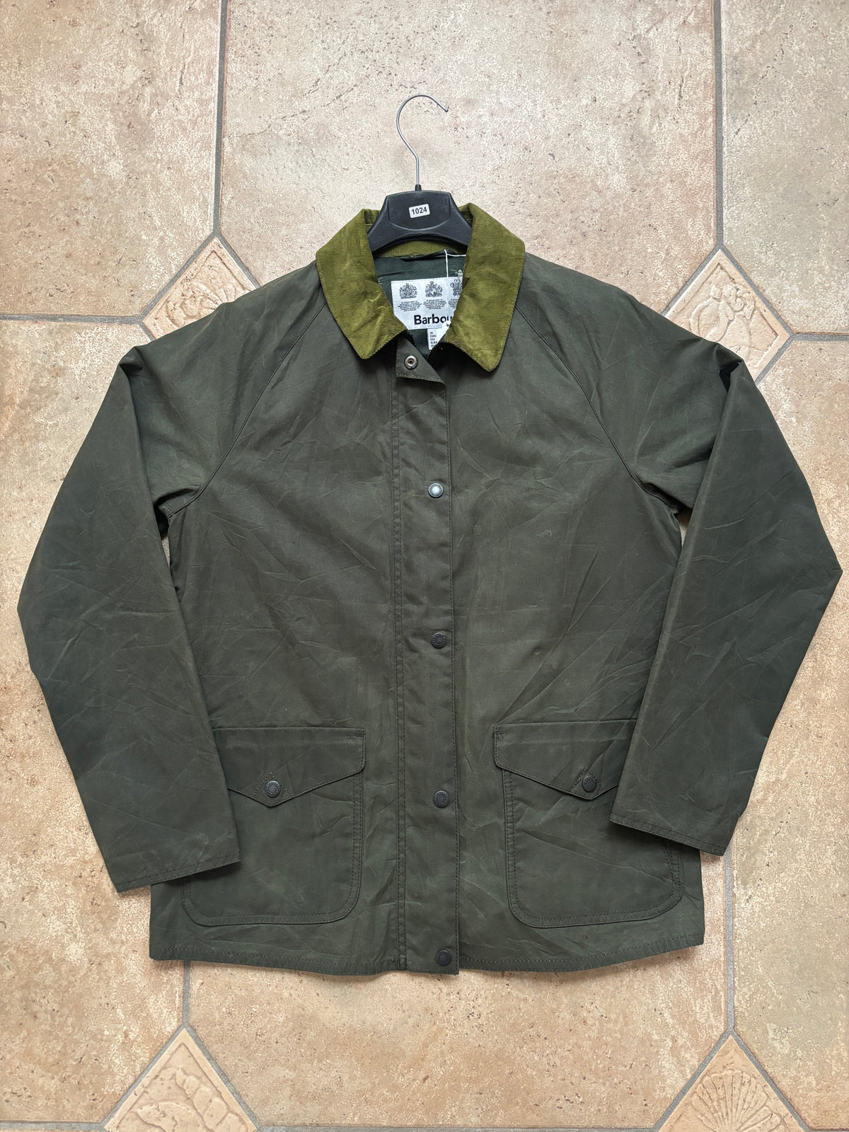 Barbour 00' Olive Green Waxed