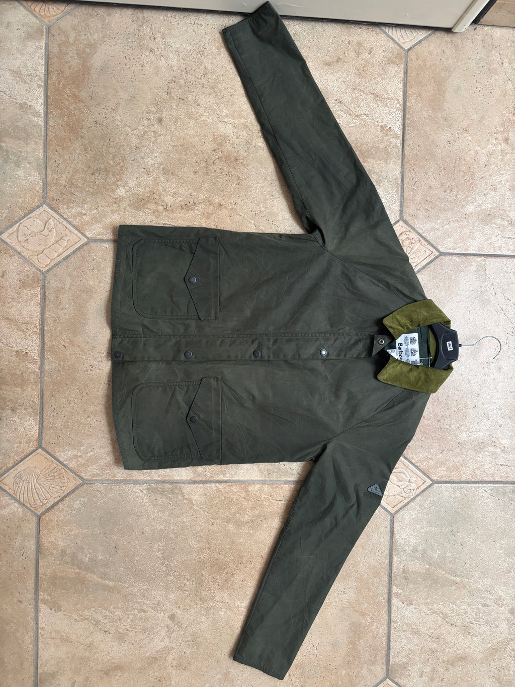 Barbour 00' Olive Green Waxed