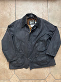 Barbour 90' Navy Blu Waxed