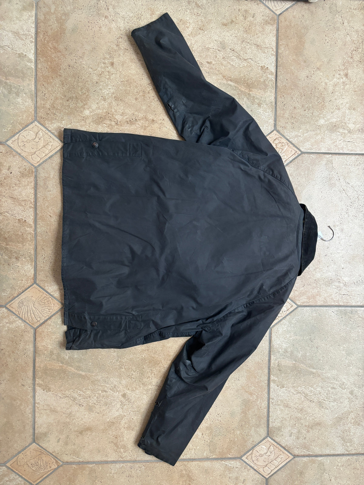 Barbour 90' Navy Blu Waxed