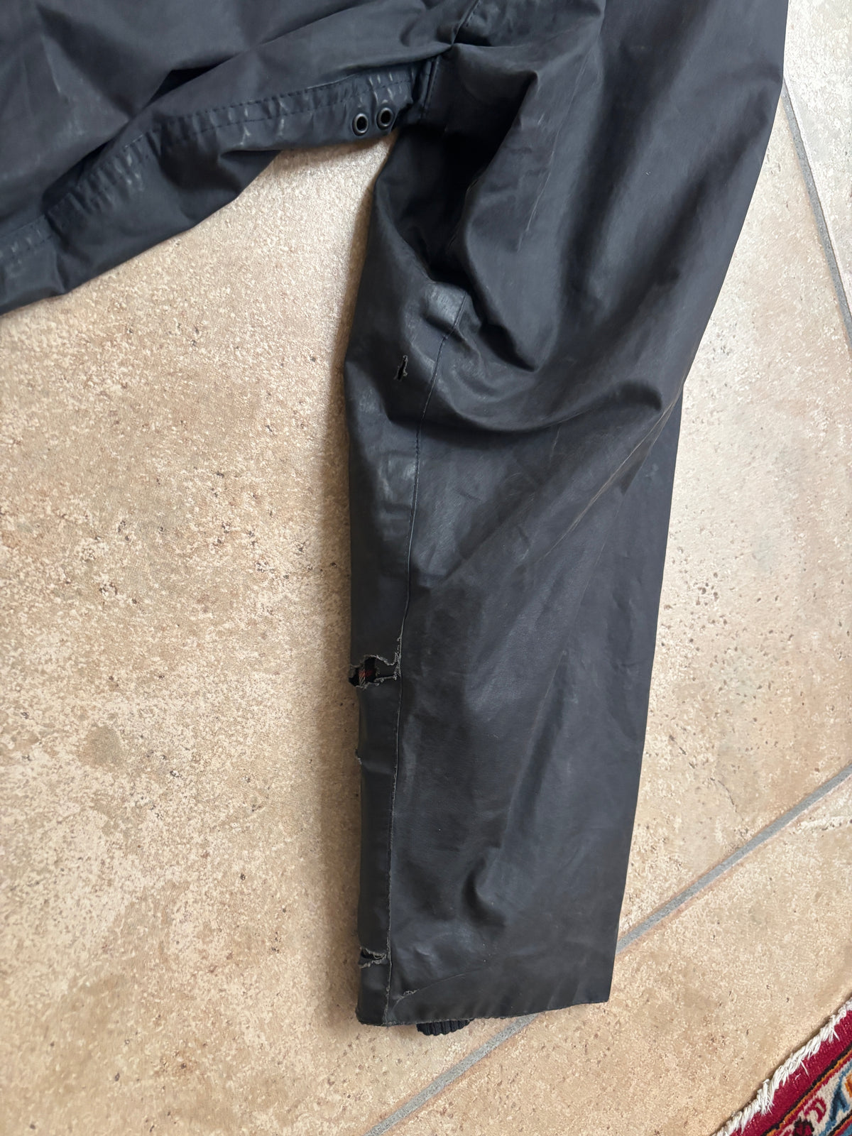 Barbour 90' Navy Blu Waxed