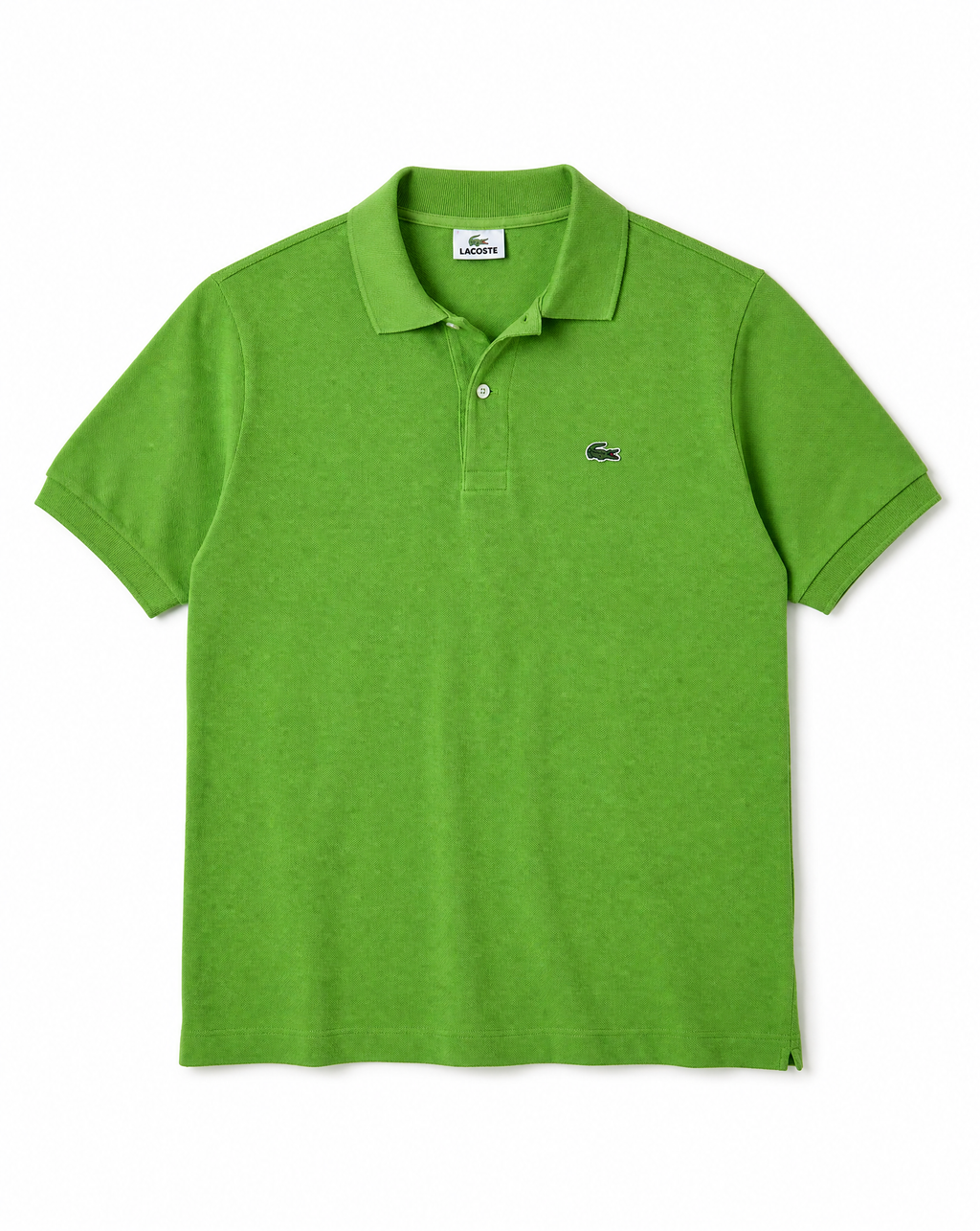 Polo Lacoste Verde S - Flat White