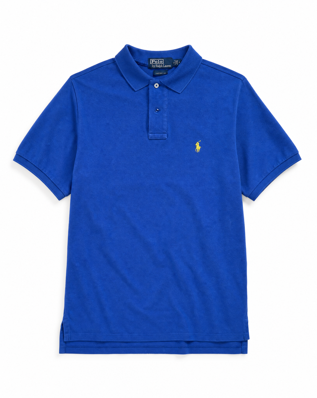 Polo RL Blu L - Flat White