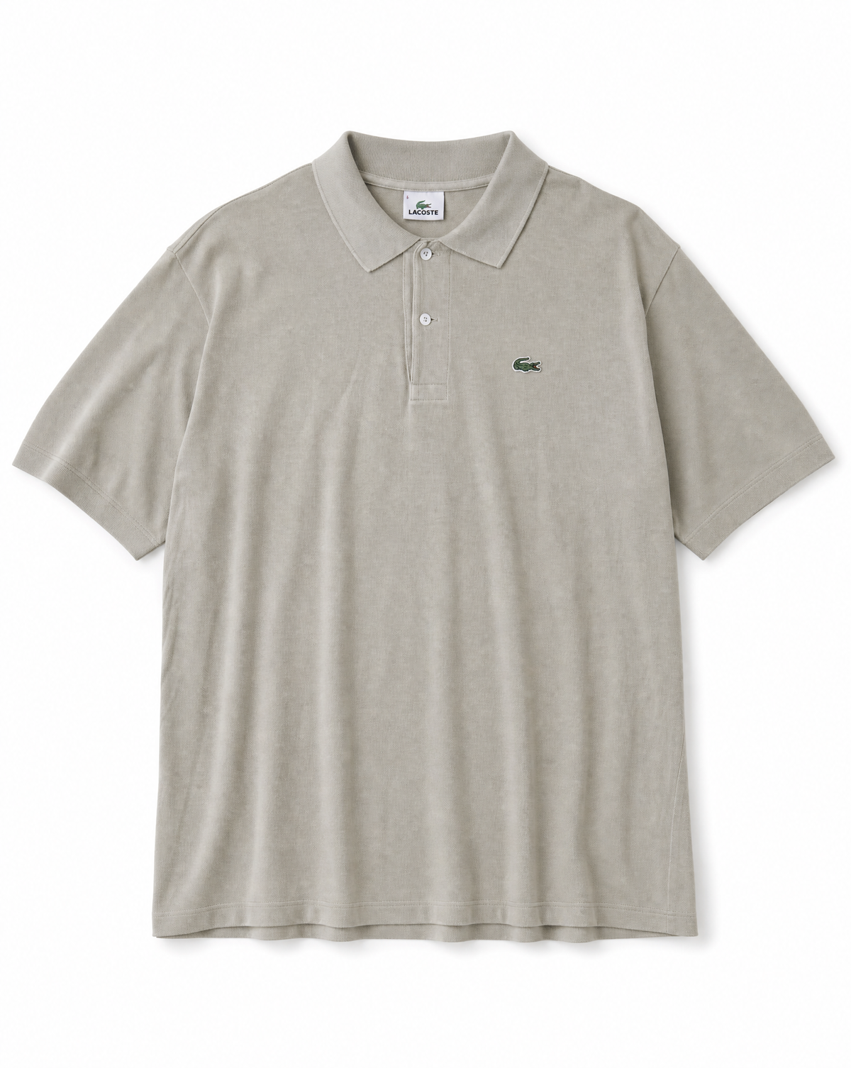 Polo Lacoste Beige XL - Flat White