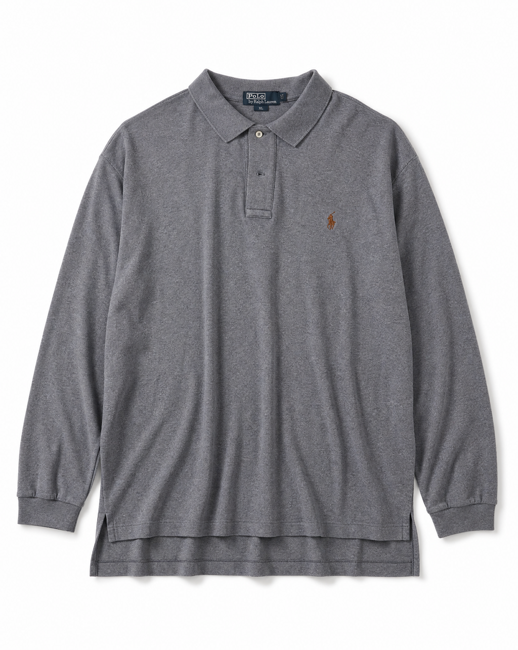 Polo RL Grigio/Azzurro L - Flat White